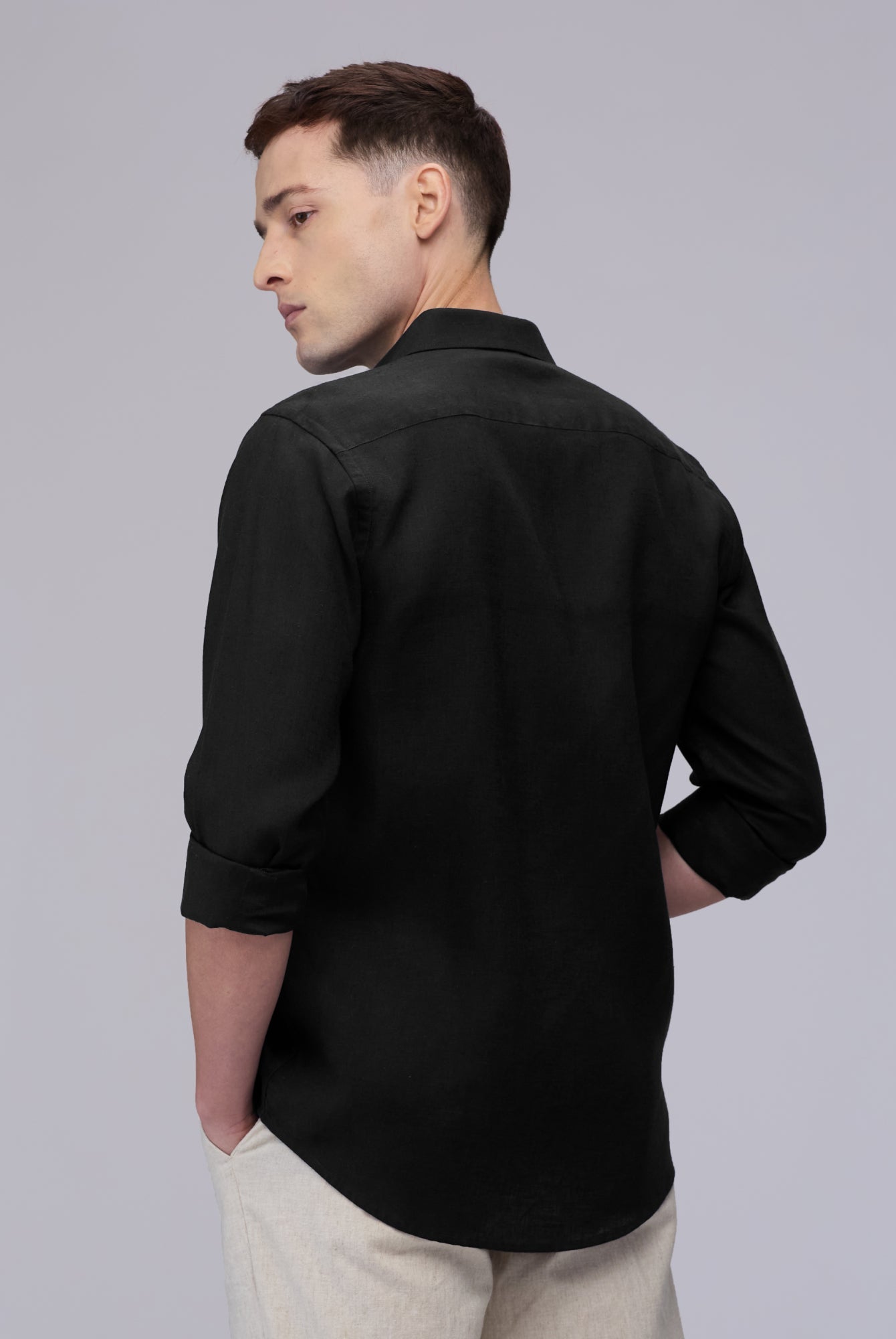 100% Linen Classic Shirt - CiceroniMen Shirtsbhrāta