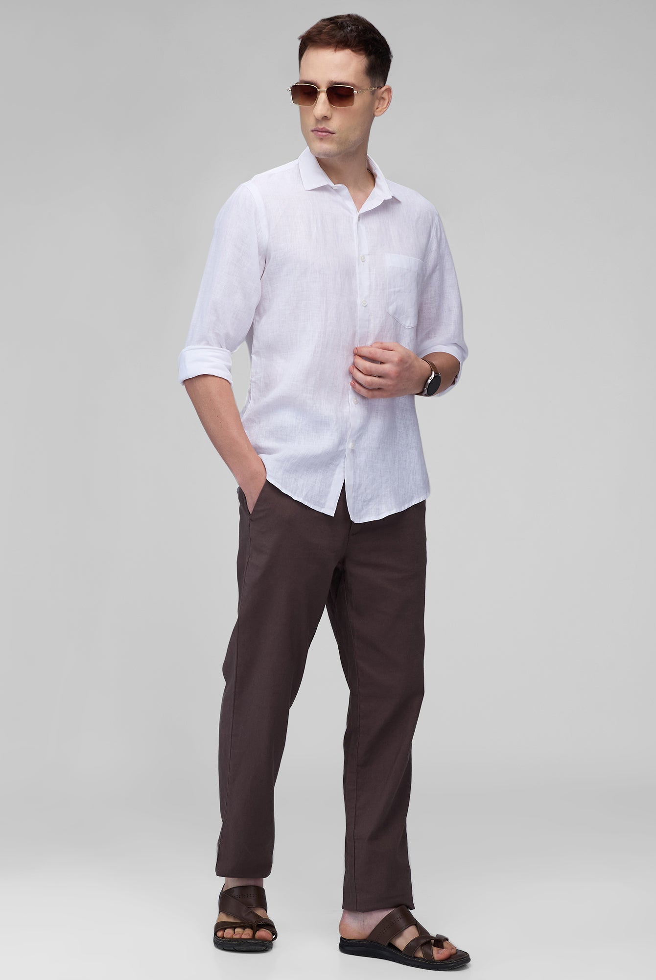100% Linen Classic Shirt - CiceroniMen Shirtsbhrāta
