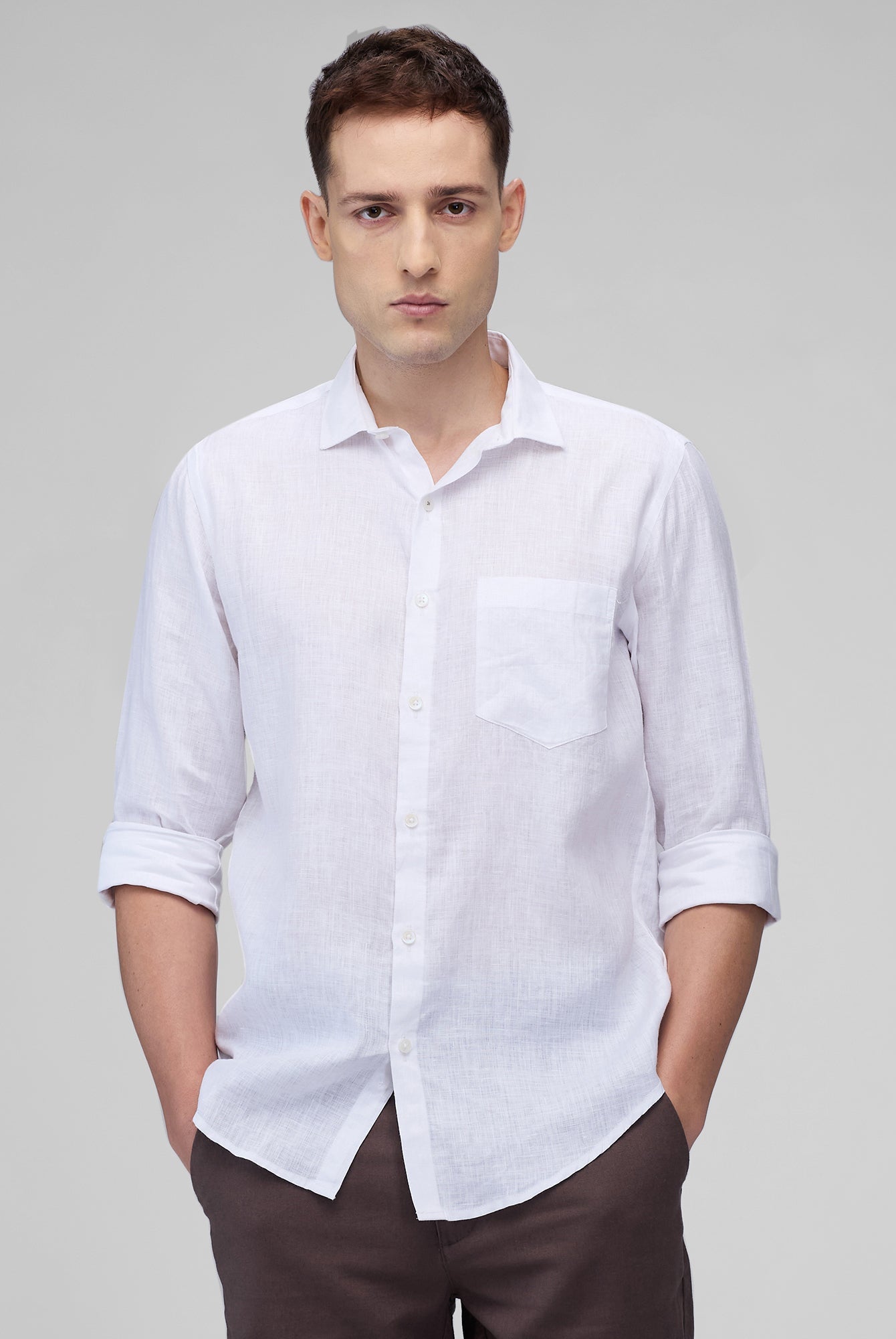 100% Linen Classic Shirt - CiceroniMen Shirtsbhrāta