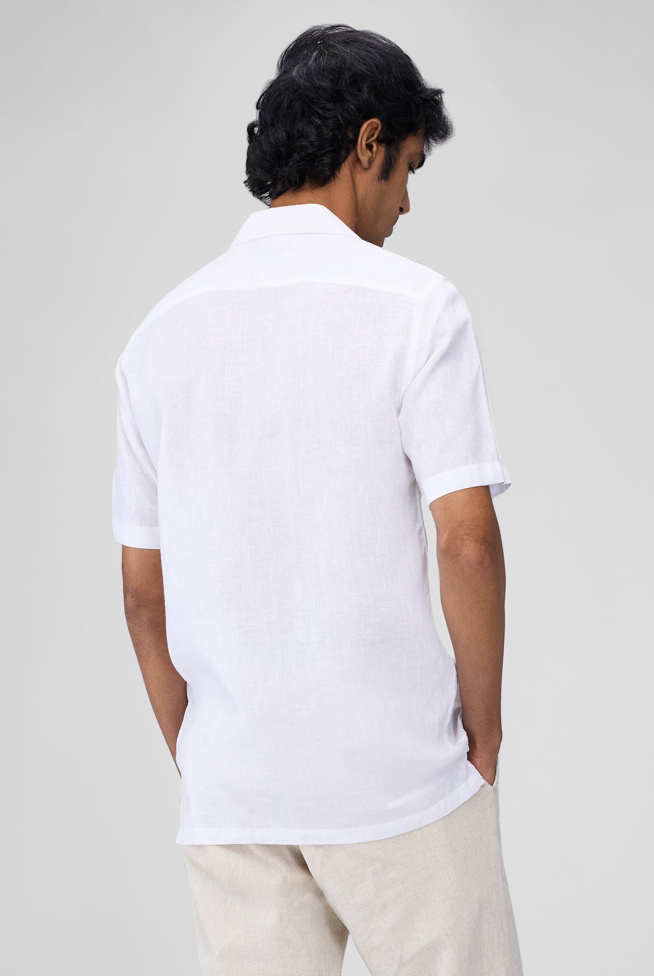 100% Linen Cuban Collar Shirt - CiceroniMen Shirtsbhrāta