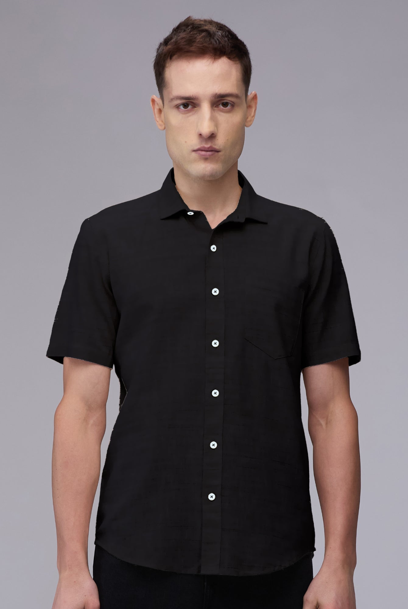 100% Linen Half Sleeve Shirt - CiceroniMen Shirtsbhrāta