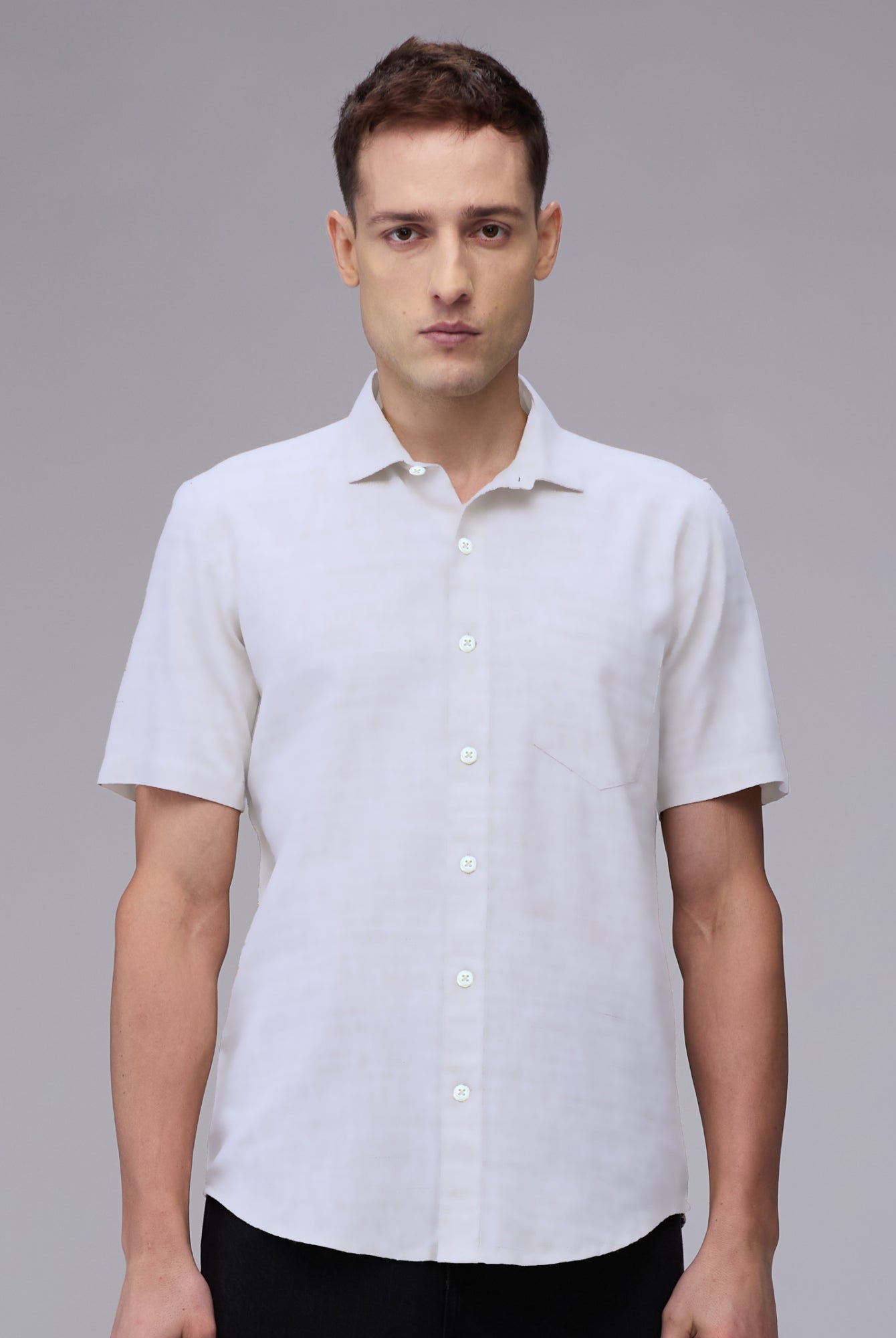 100% Linen Half Sleeve Shirt - CiceroniMen Shirtsbhrāta