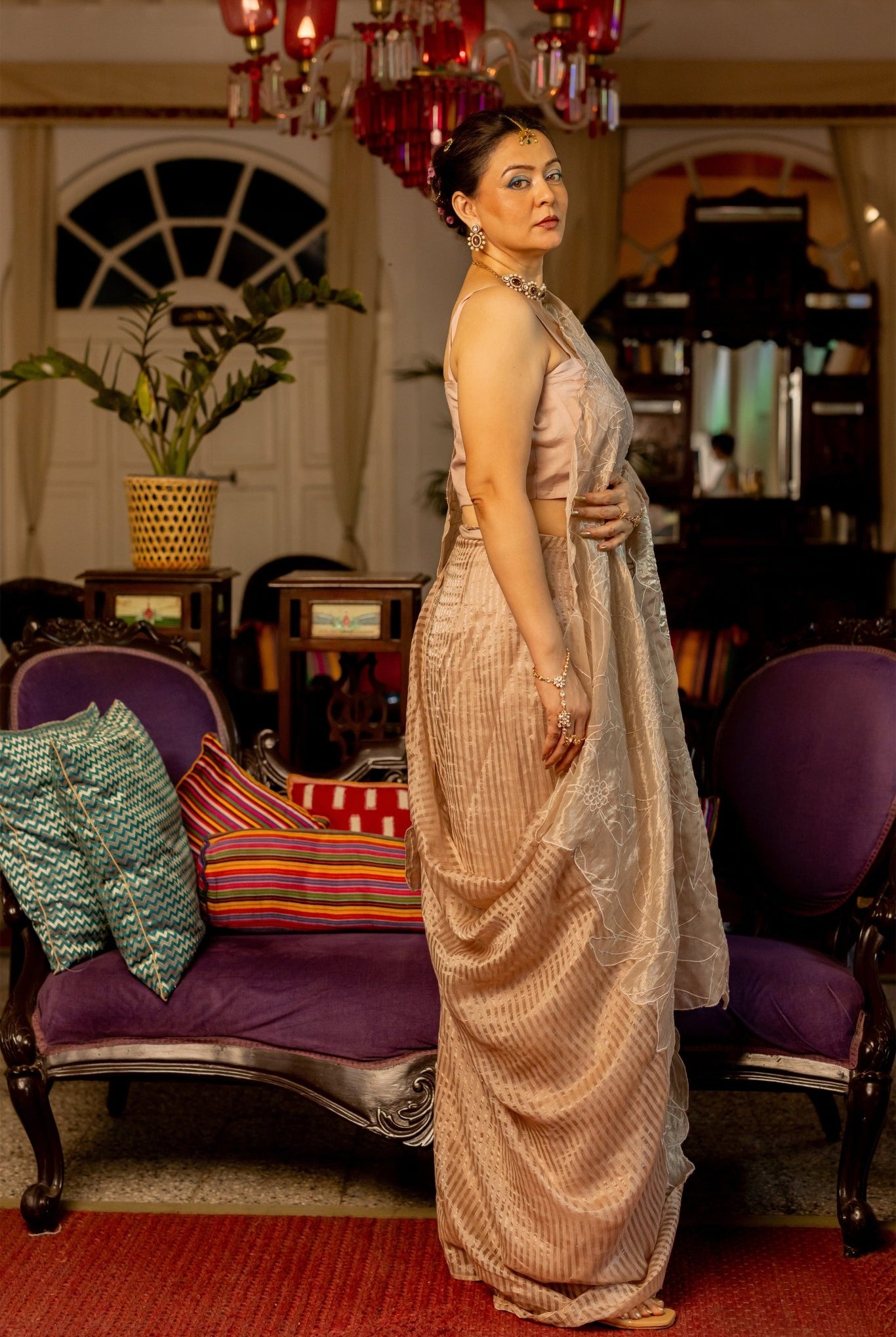 Aarya Set - CiceroniSaree SetChambray & Co.