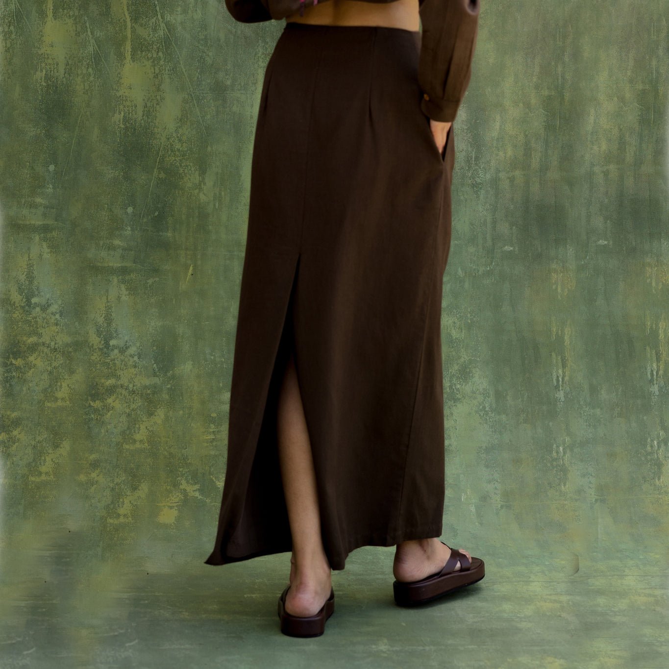Abby Brown Skirt - CiceroniSkirtDoodlage
