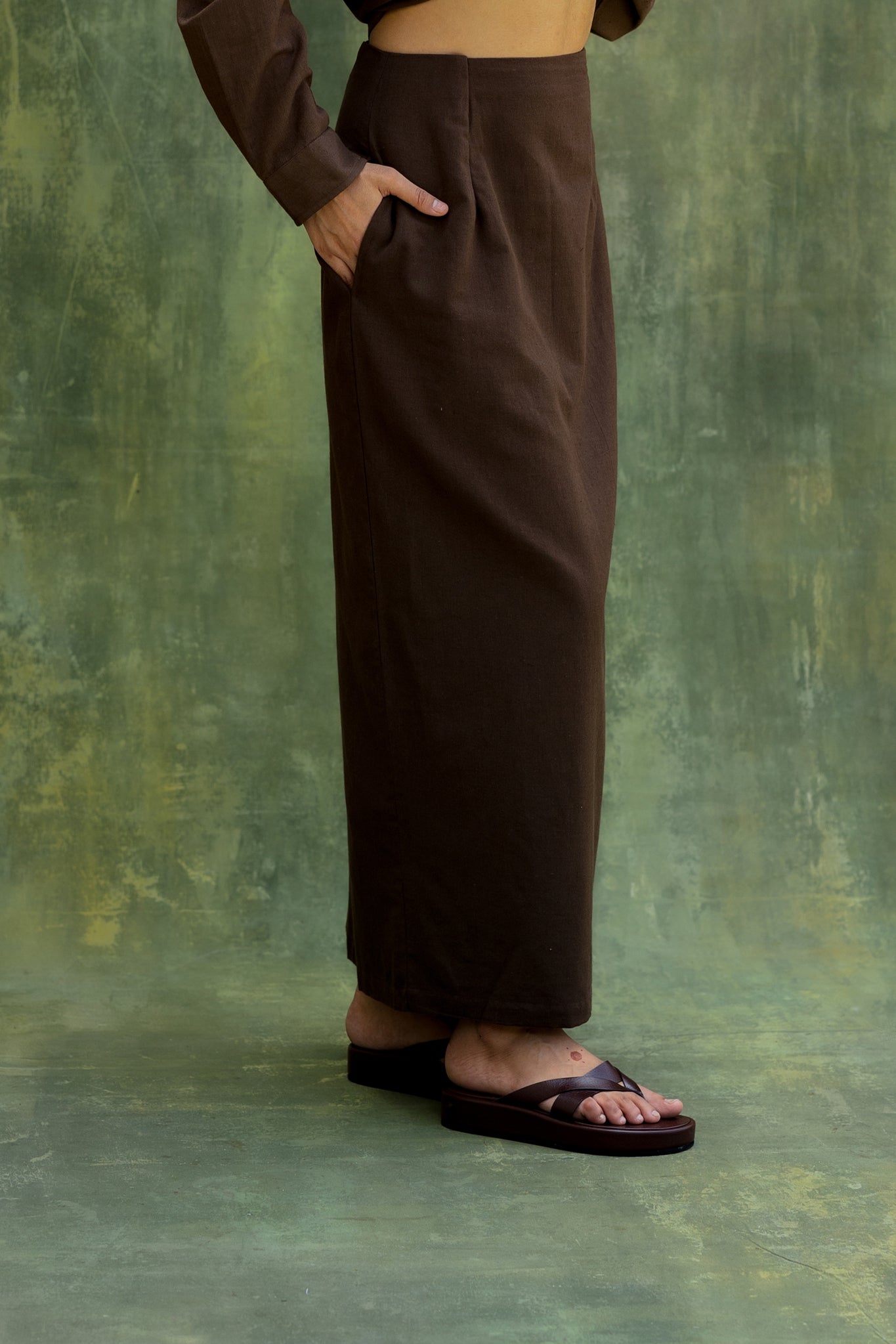 Abby Brown Skirt - CiceroniSkirtDoodlage