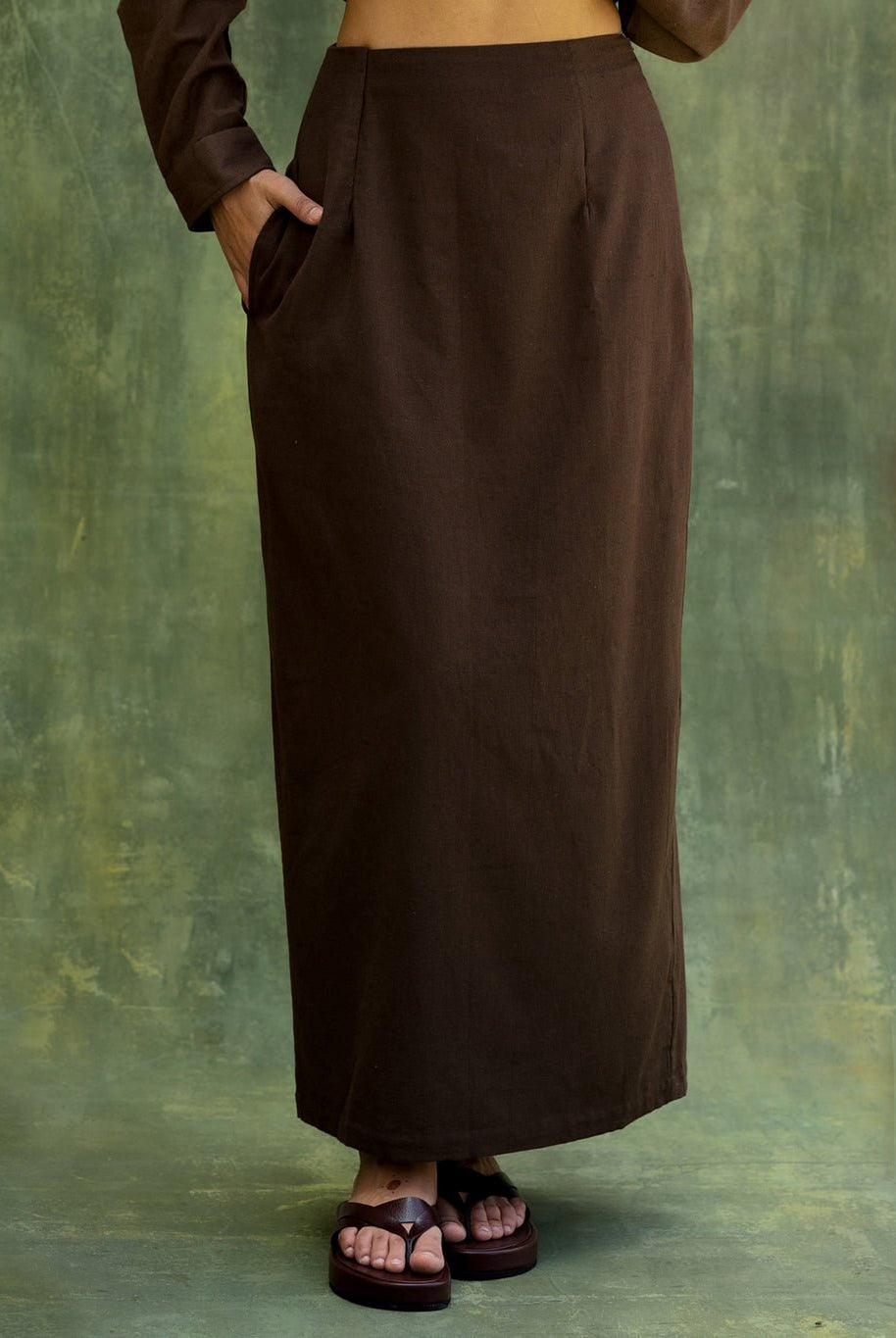 Abby Brown Skirt - CiceroniSkirtDoodlage