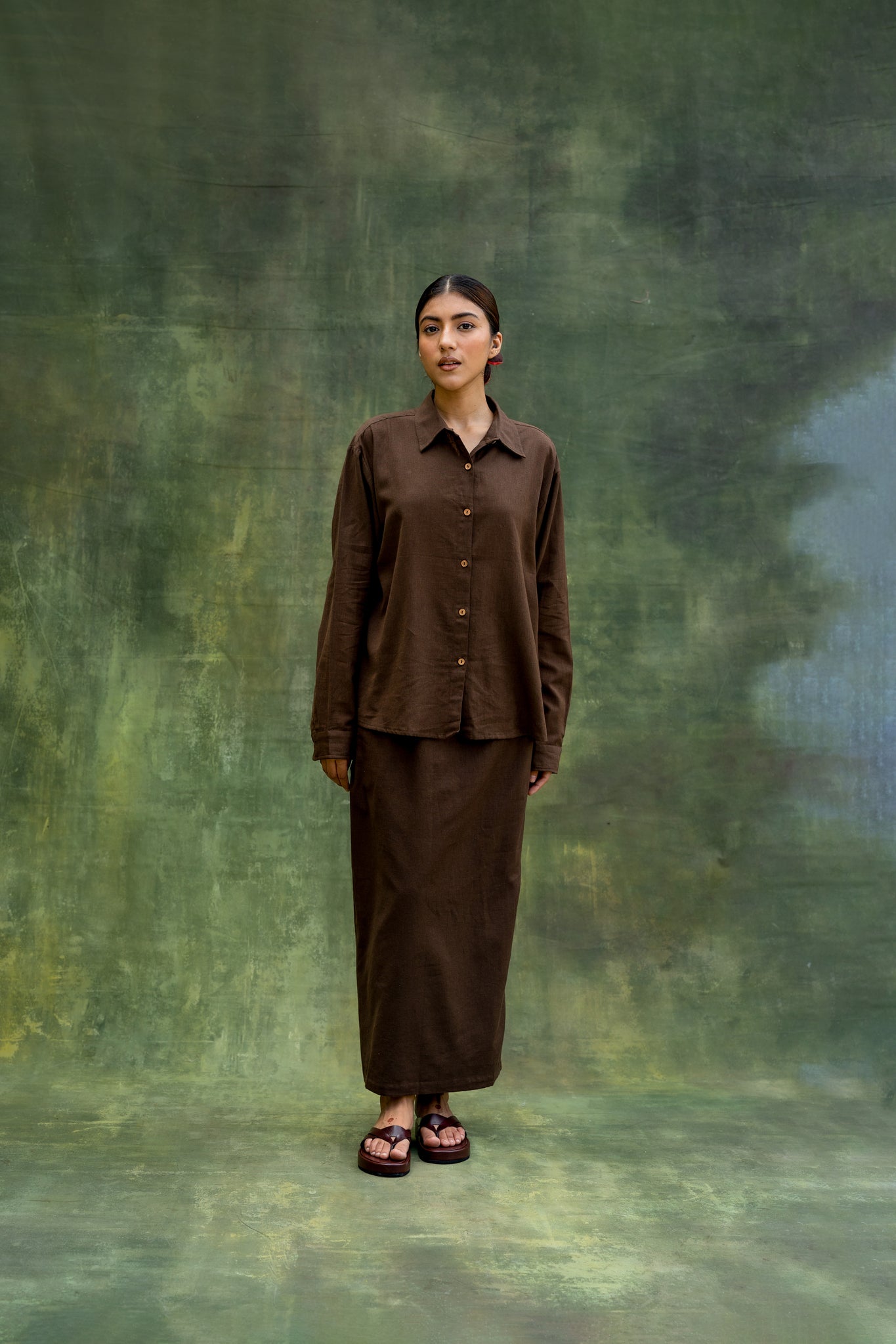 Abby Brown Skirt - CiceroniSkirtDoodlage