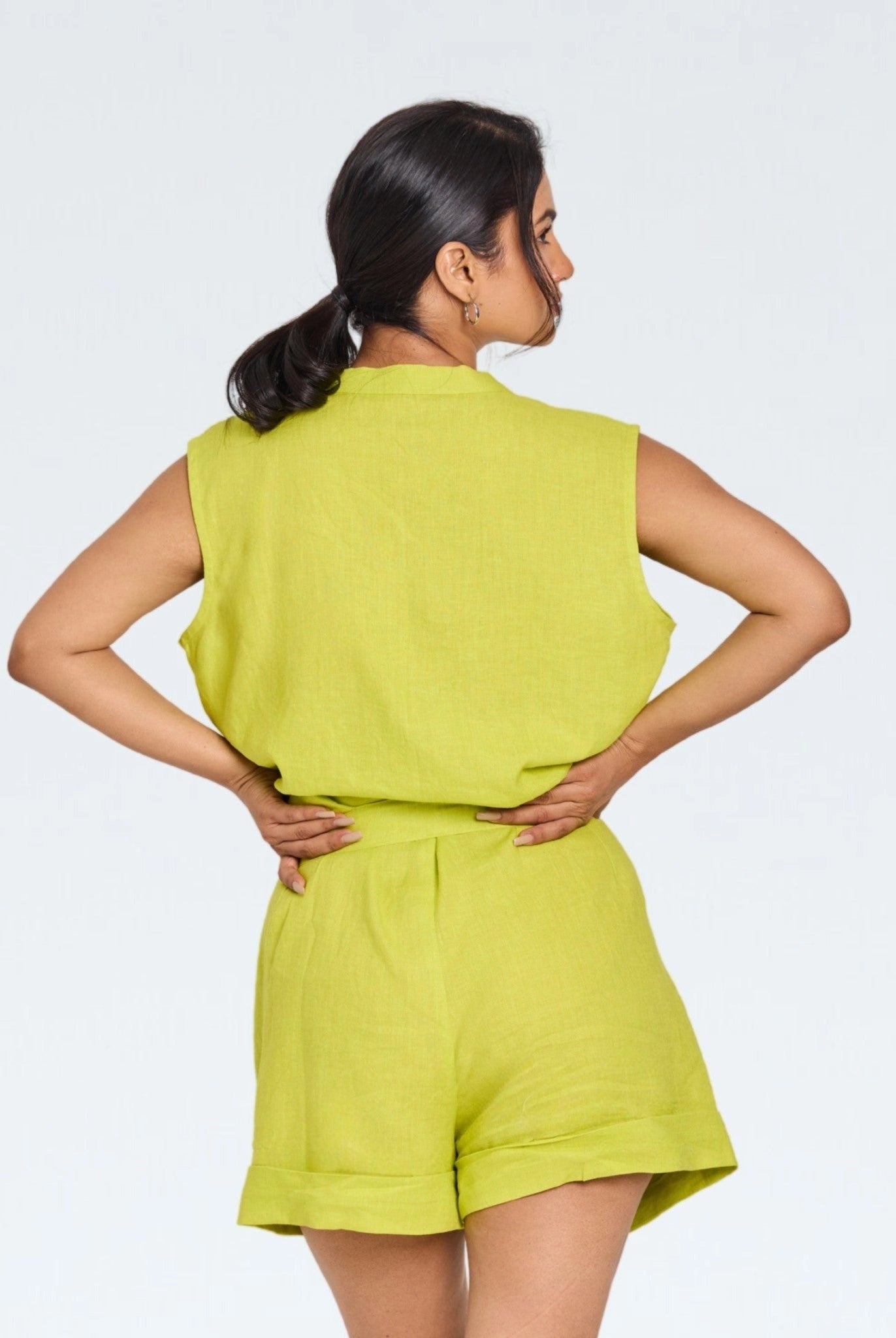Accent Green Playsuit - CiceroniJumpsuitSelfish Clarity