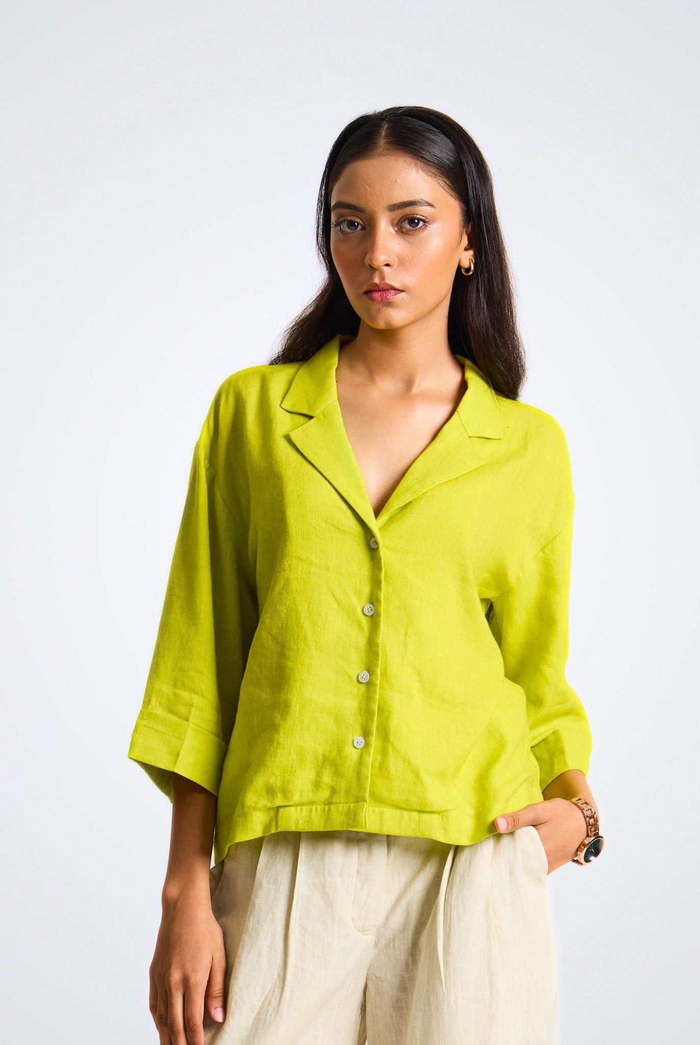 Accent Green Shirt - CiceroniWomen ShirtsSelfish Clarity
