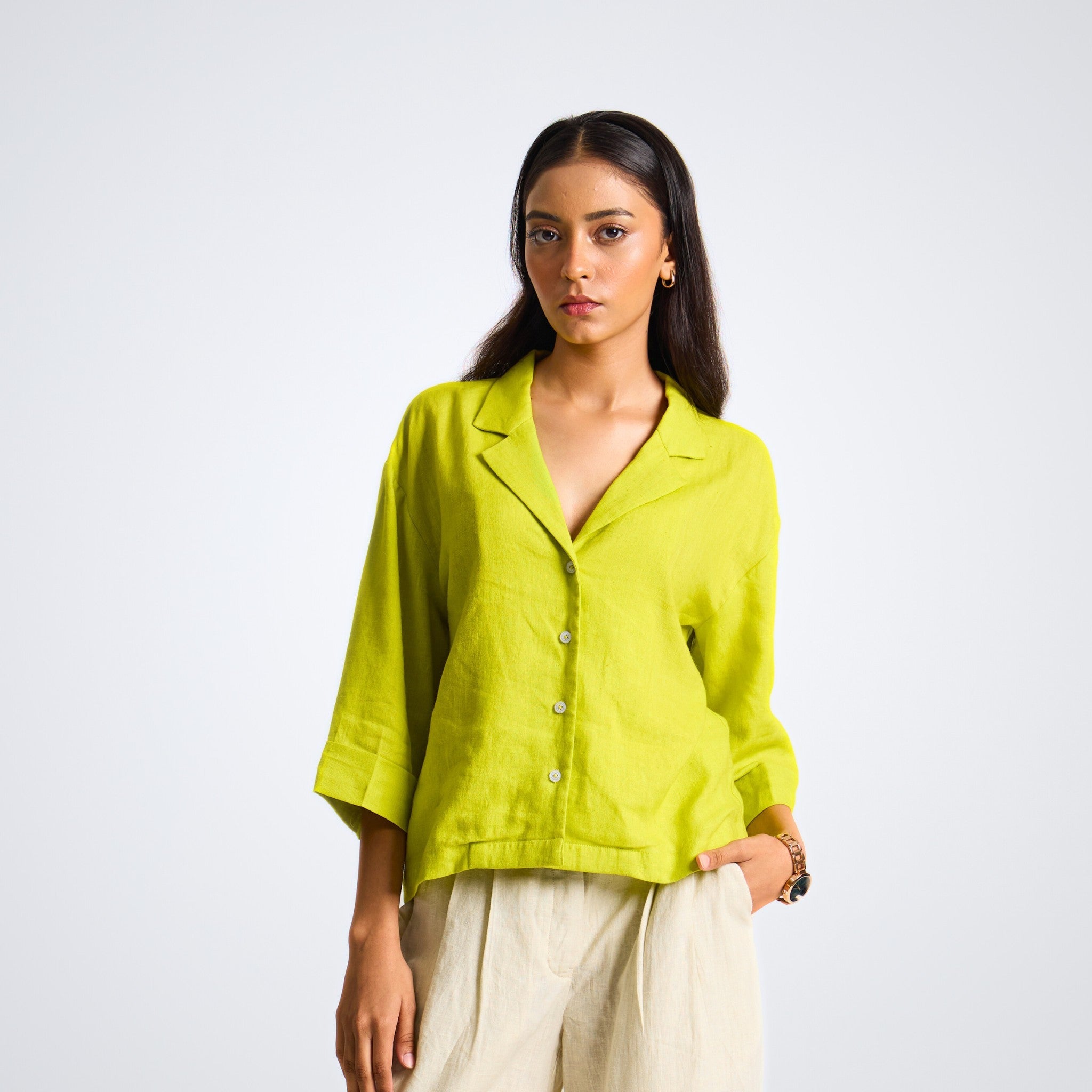 Accent Green Shirt - CiceroniWomen ShirtsSelfish Clarity