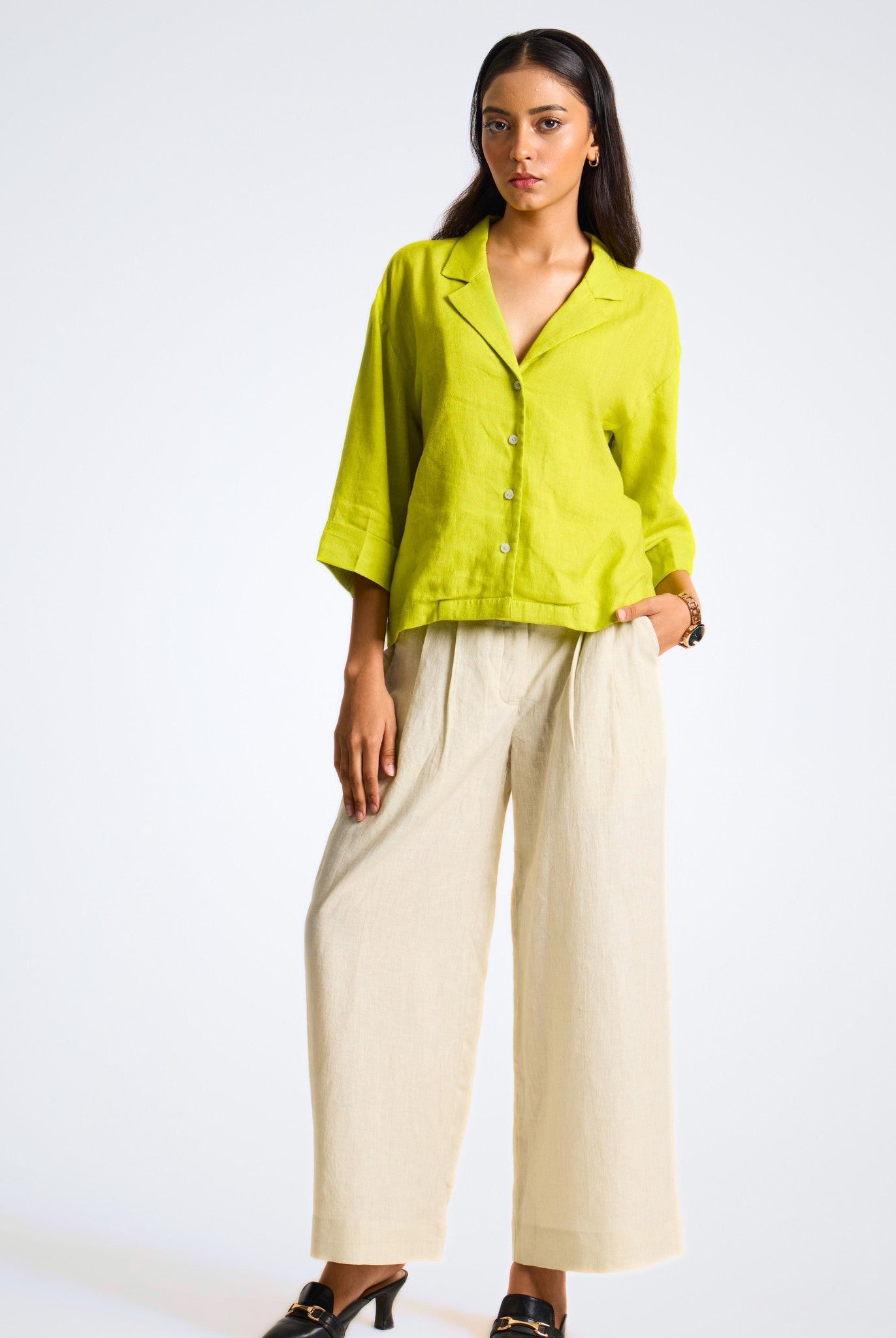 Accent Green Shirt - CiceroniWomen ShirtsSelfish Clarity