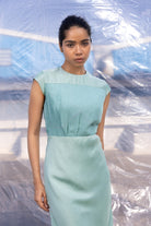 Accordion Mint Dress - CiceroniDressesBENNCH