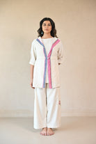 Aeris Shrug - Natural White - CiceroniJacketsRang by Rajvi