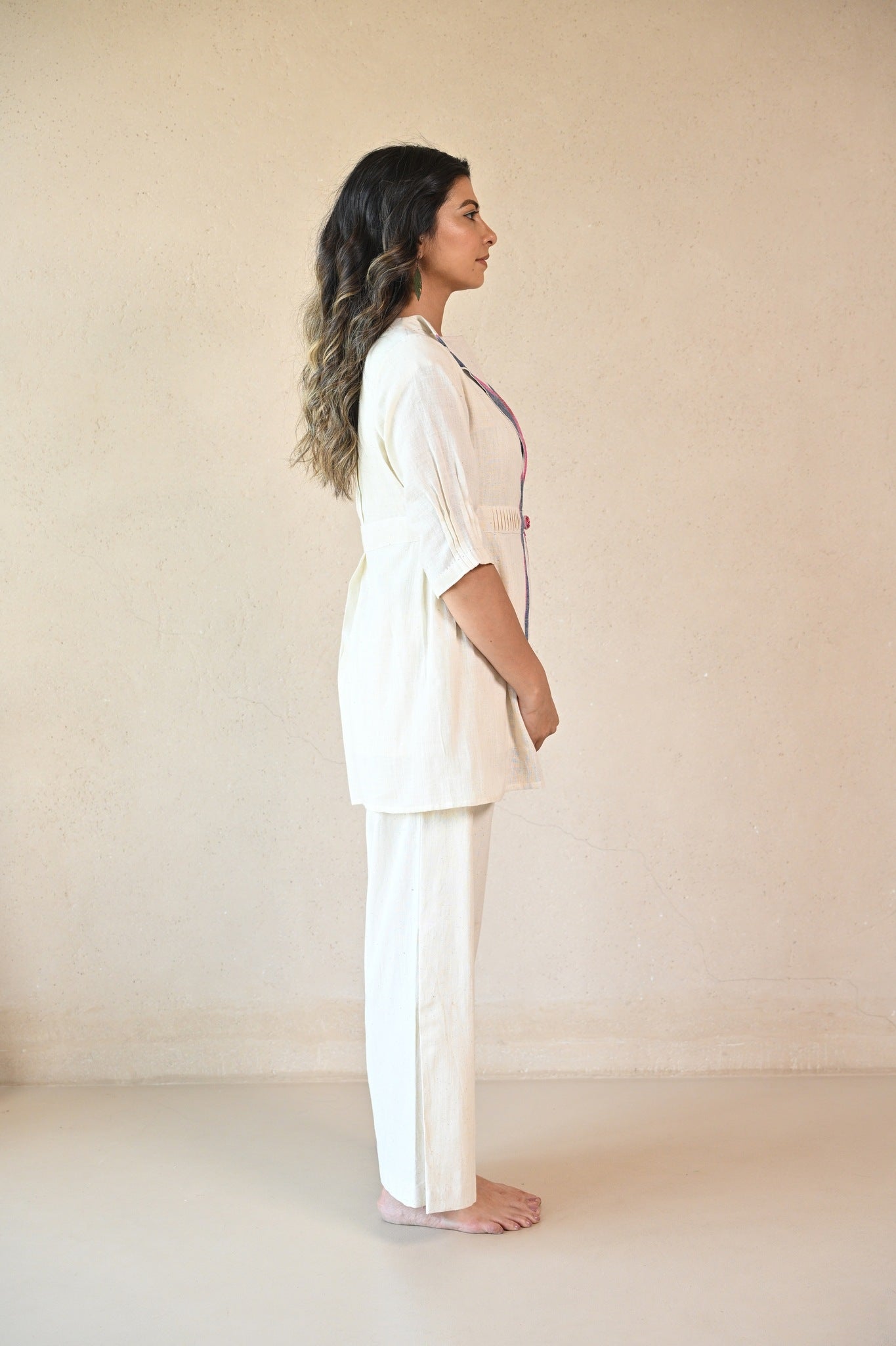 Aeris Shrug - Natural White - CiceroniJacketsRang by Rajvi