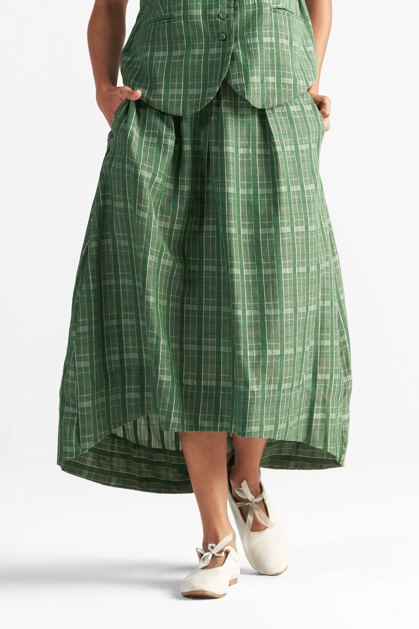 Afternoon Affair - Cotton Checks - CiceroniDressesPaeony