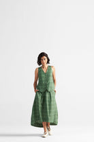Afternoon Affair - Cotton Checks - CiceroniDressesPaeony