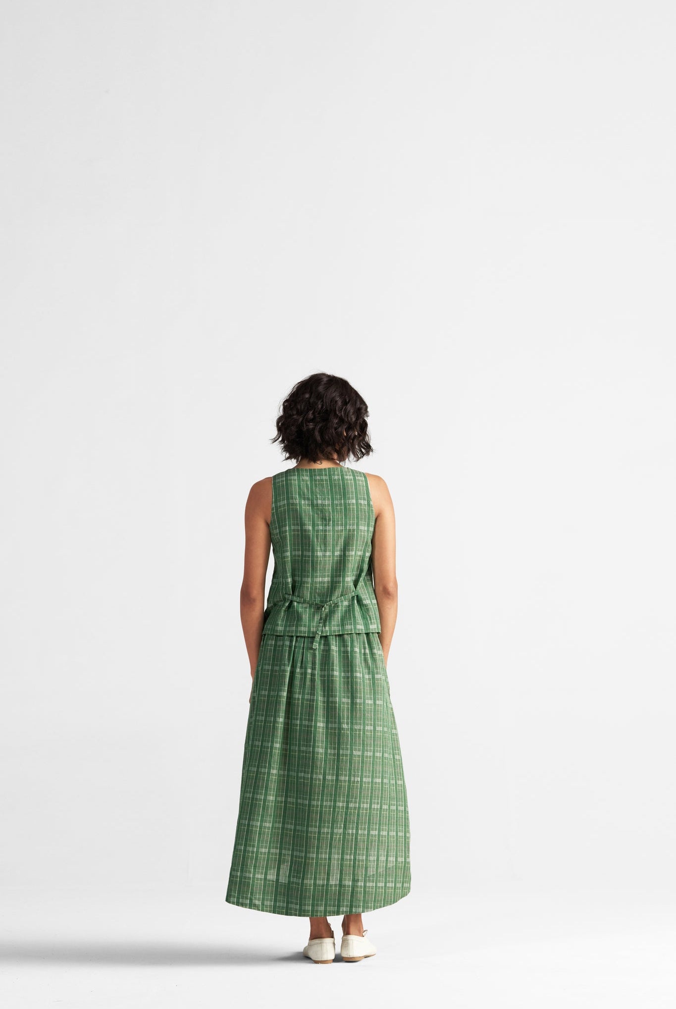 Afternoon Affair - Cotton Checks - CiceroniDressesPaeony