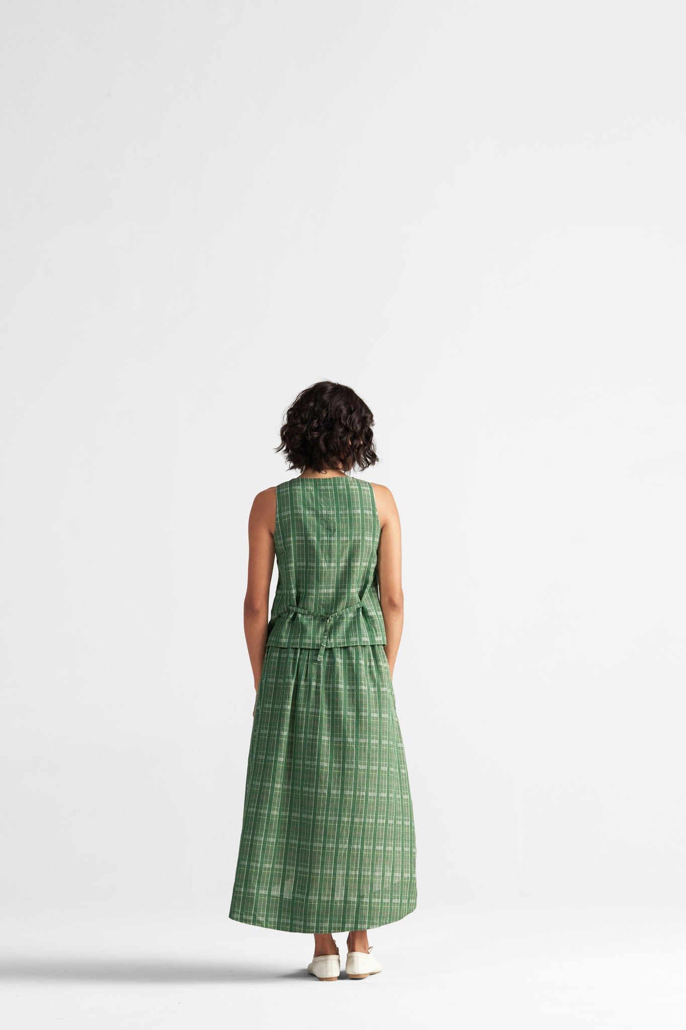 Afternoon Affair - Cotton Checks - CiceroniDressesPaeony