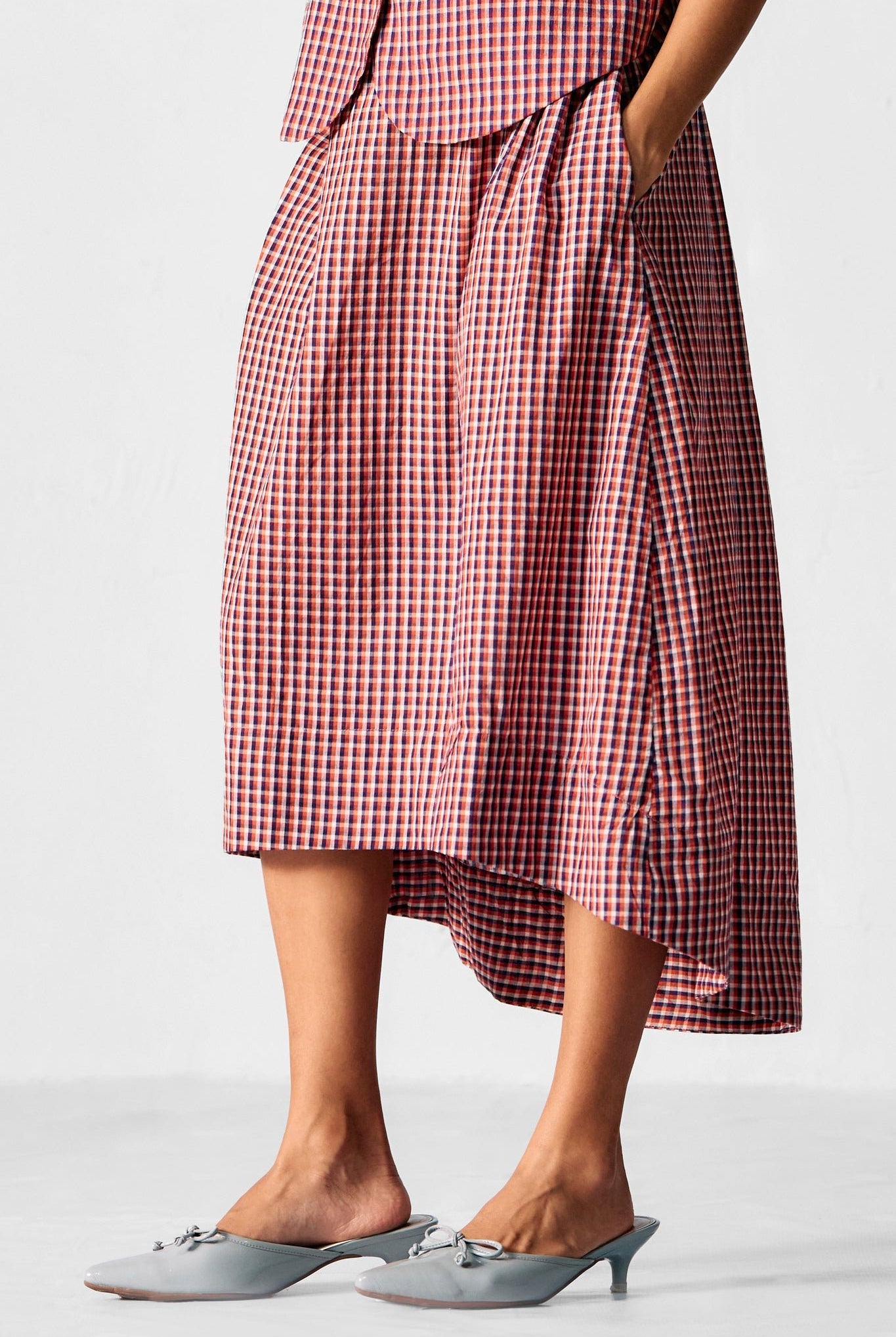Afternoon Affair - Cotton Checks - CiceroniDressesPaeony