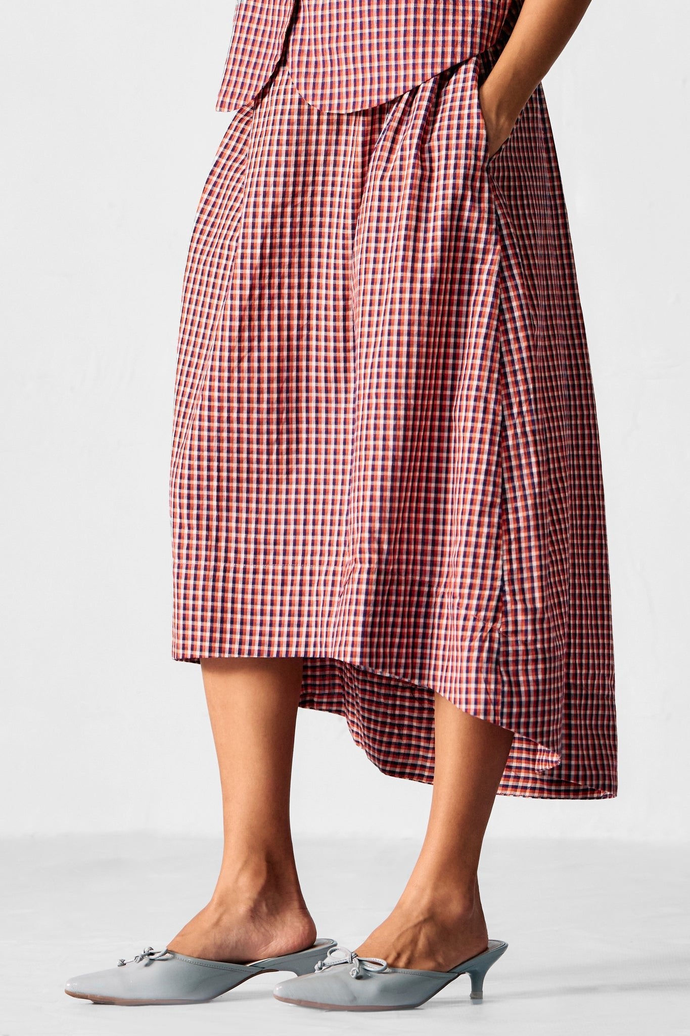 Afternoon Affair - Cotton Checks - CiceroniDressesPaeony