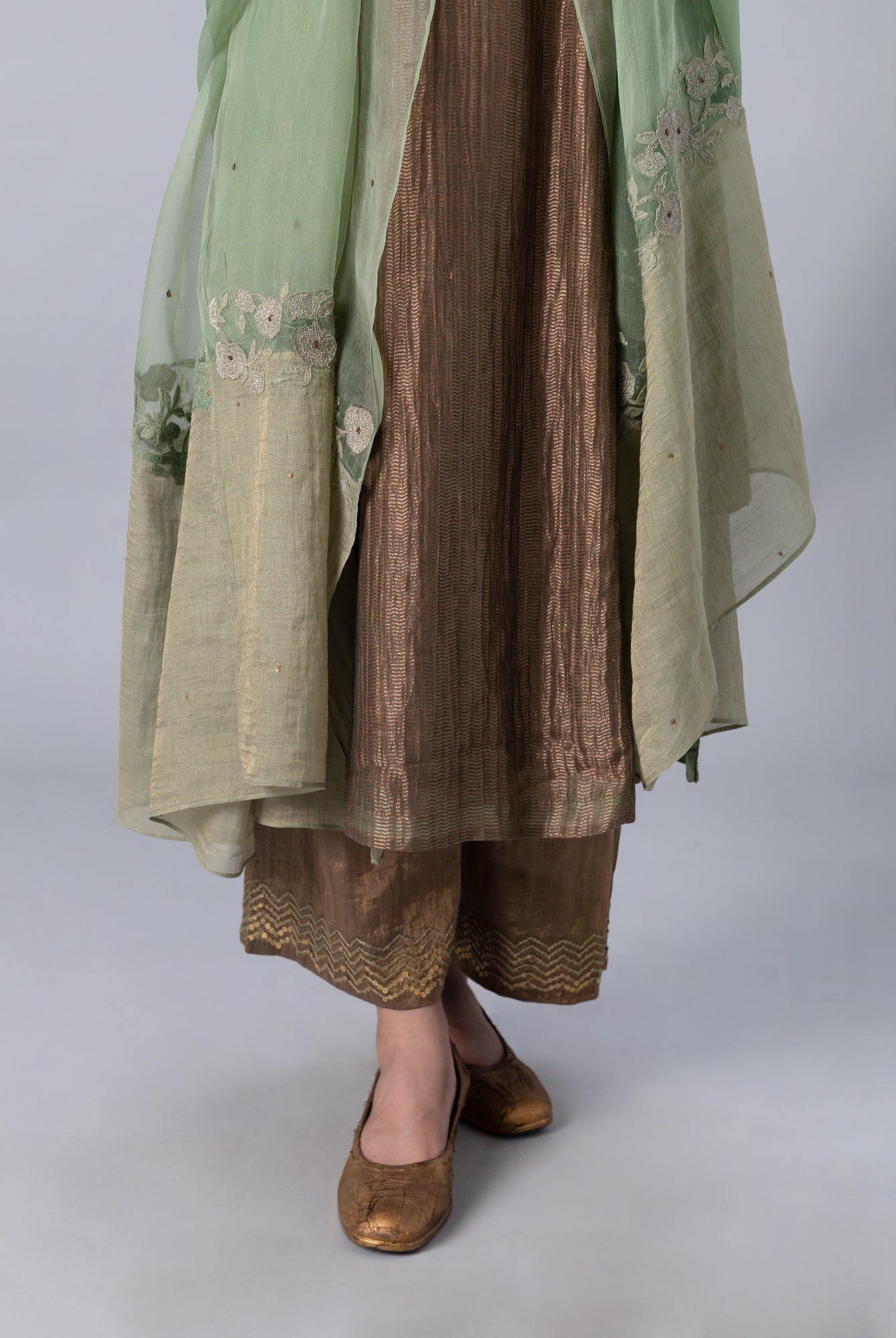 Agastam Green Dupatta - CiceroniDupattaShades of India