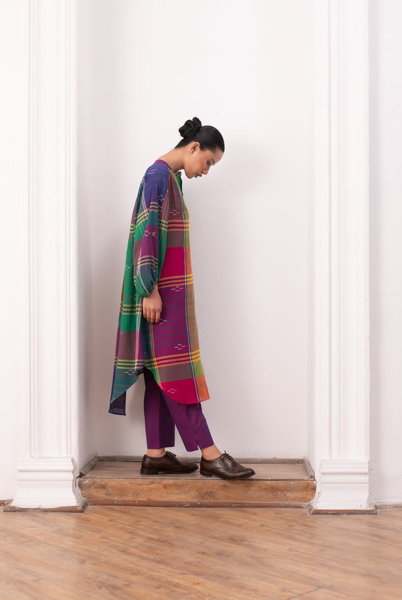 Agnes Jamdani Set - Madras Checks - CiceroniKurta Set, Everyday WearHiranya