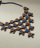 Ajrakh Adjustable Statement Necklace - CiceroniNecklaceWhe by Abira