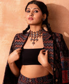 Ajrakh Adjustable Statement Necklace - CiceroniNecklaceWhe by Abira
