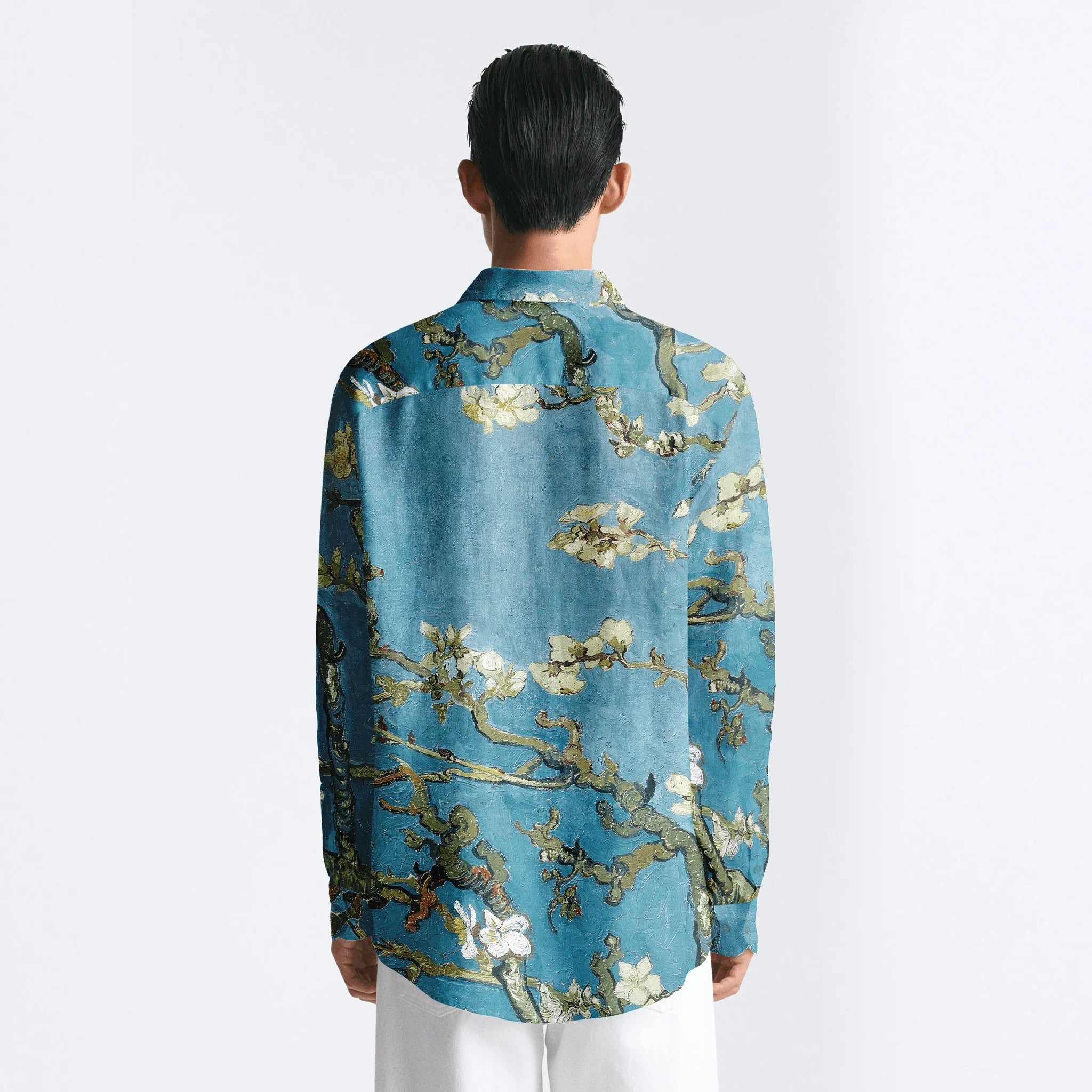 Almond Blossom Aqua Coloured Shirt - CiceroniUnisex ShirtsNaymish