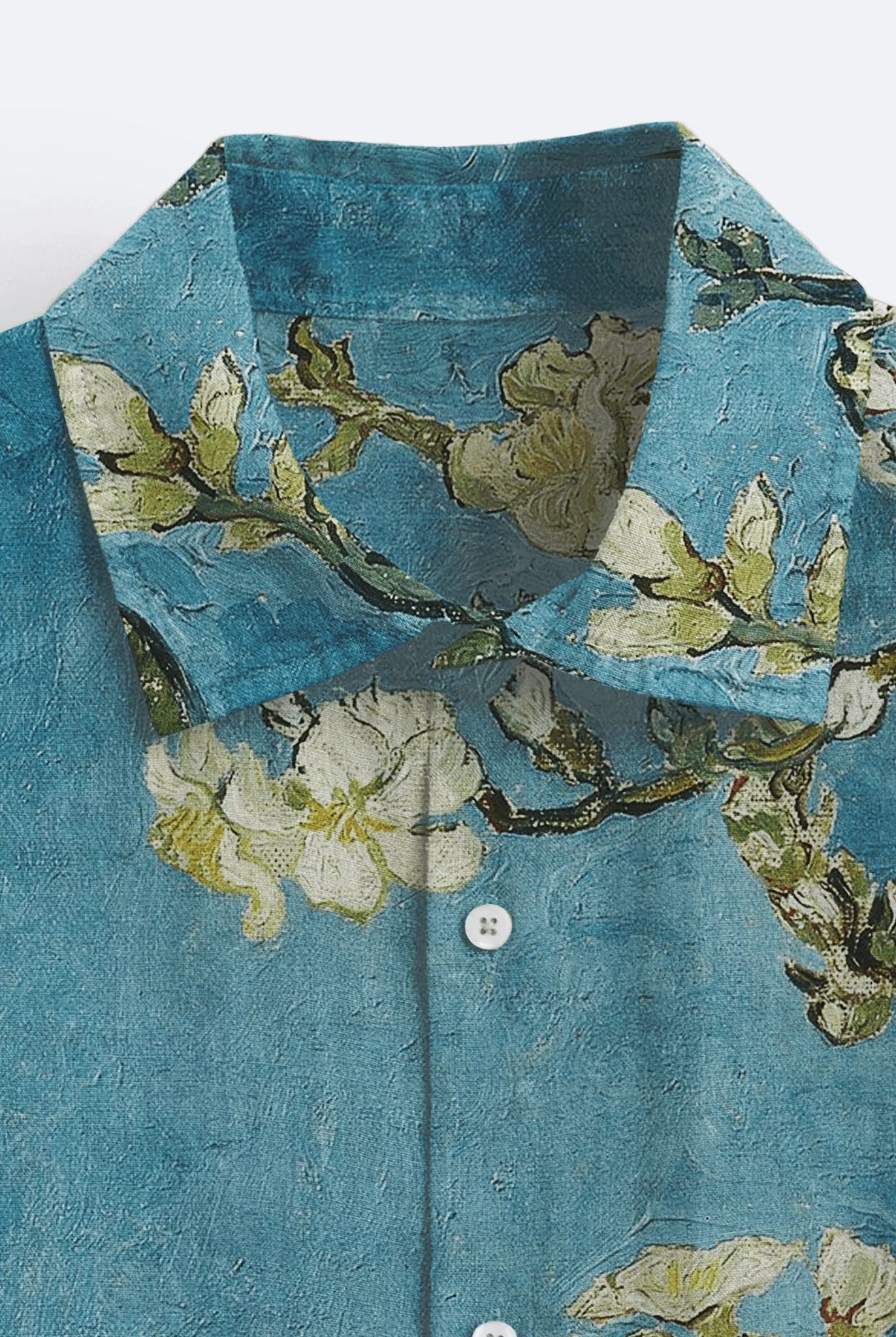 Almond Blossom Aqua Coloured Shirt - CiceroniUnisex ShirtsNaymish
