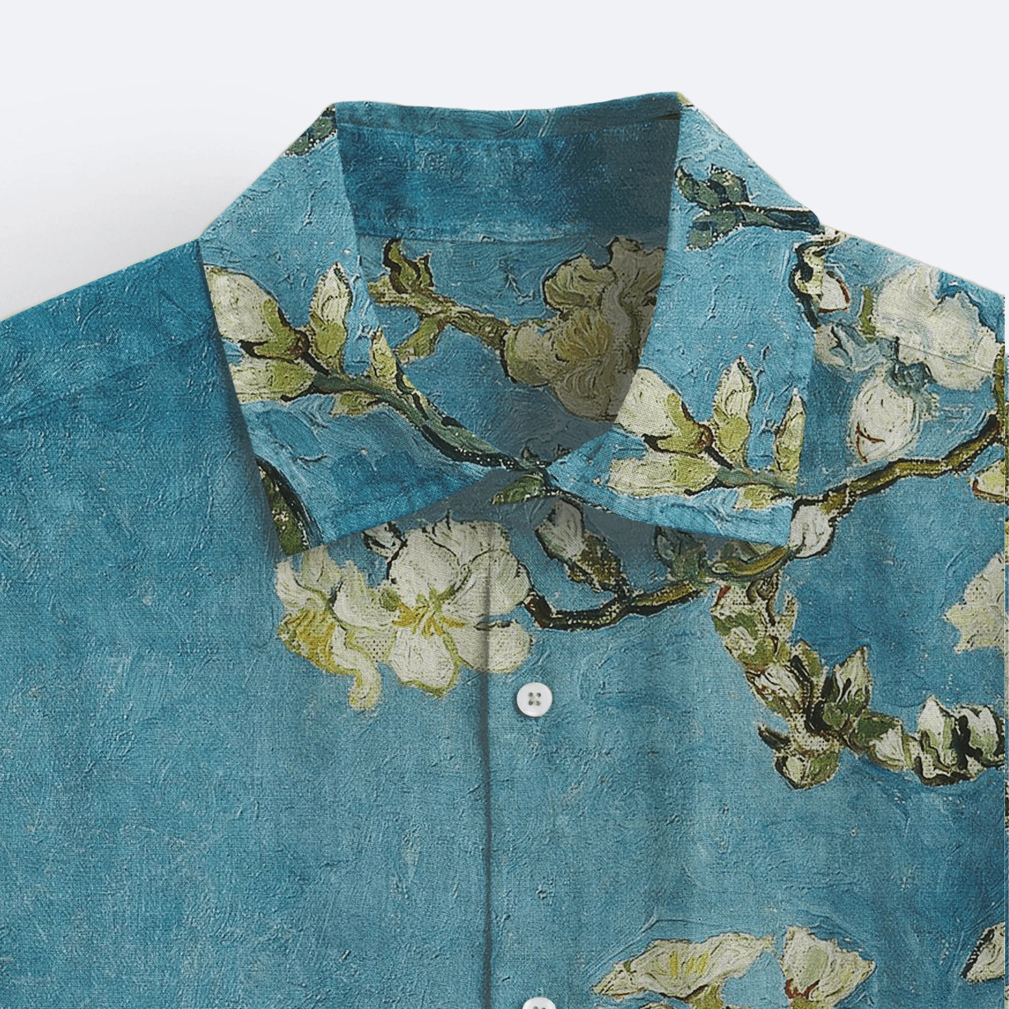 Almond Blossom Aqua Coloured Shirt - CiceroniUnisex ShirtsNaymish