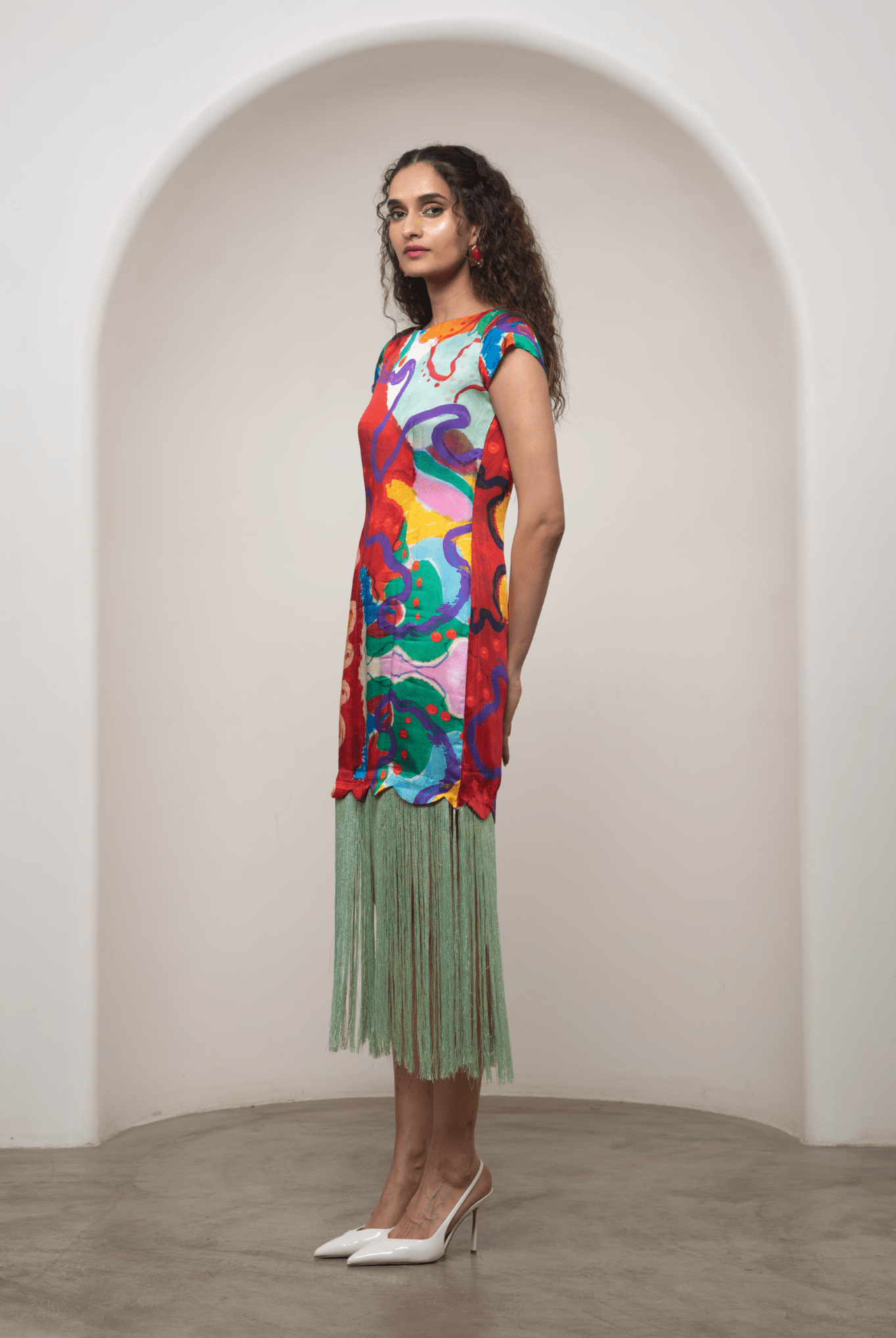 Alya Fringe Dress - CiceroniDressesAdvait