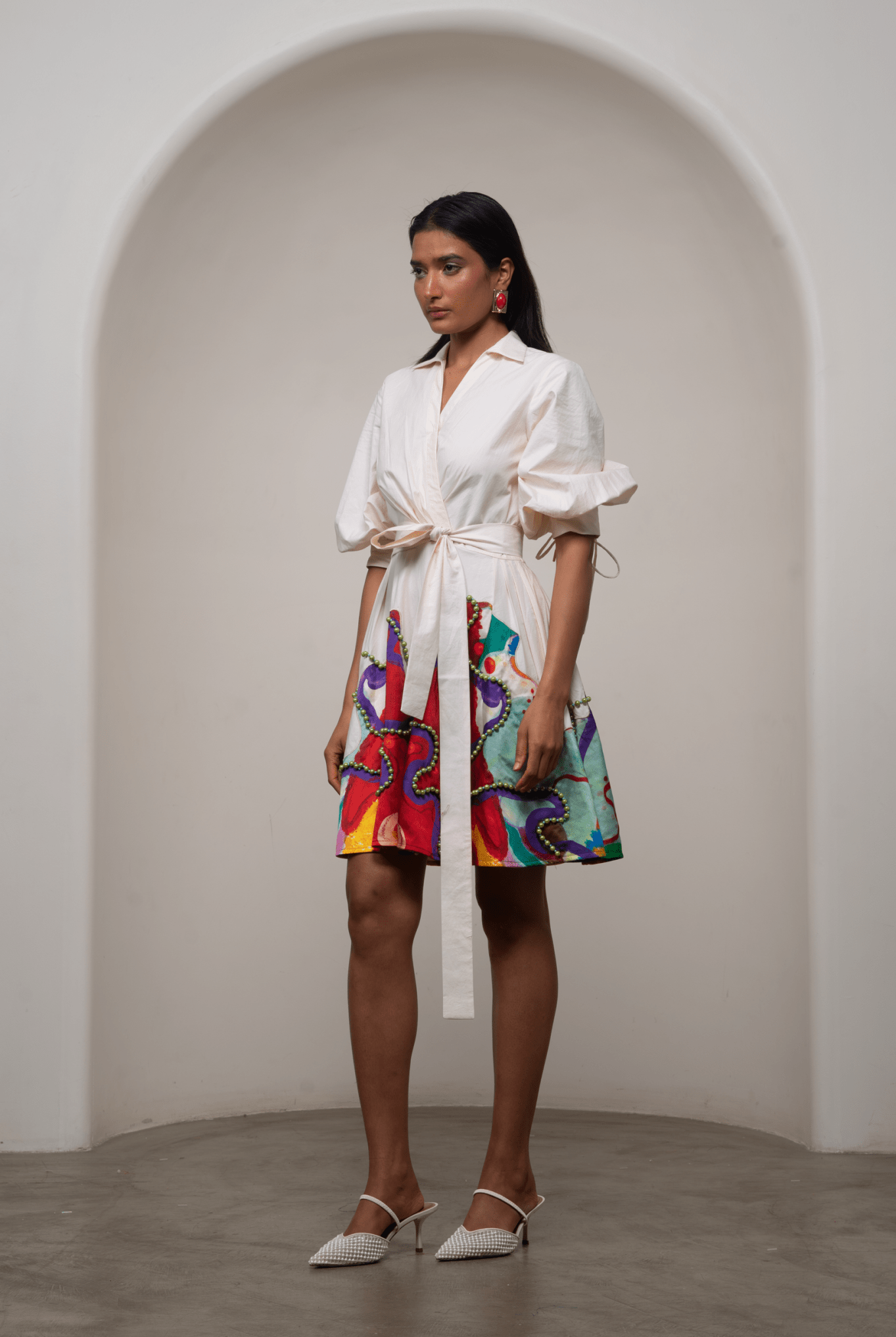 Alya Tie-Up Dress - CiceroniDressesAdvait
