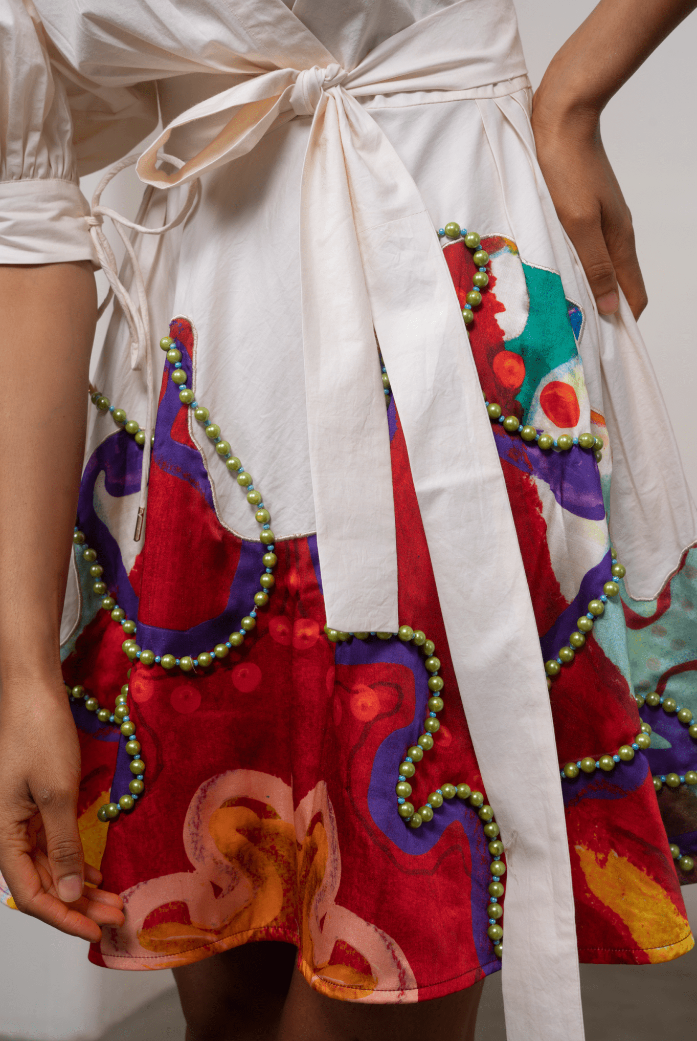 Alya Tie-Up Dress - CiceroniDressesAdvait