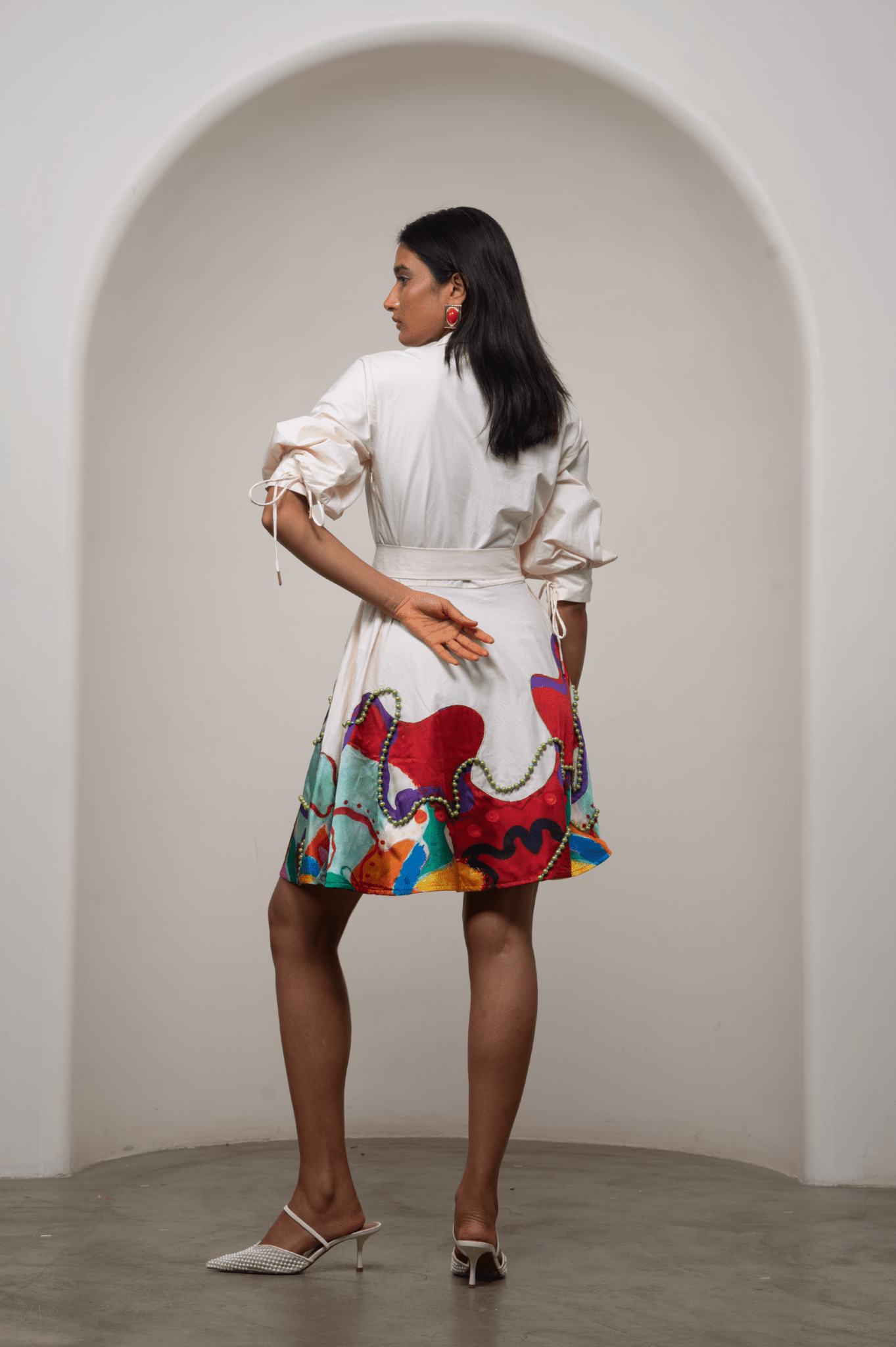 Alya Tie-Up Dress - CiceroniDressesAdvait