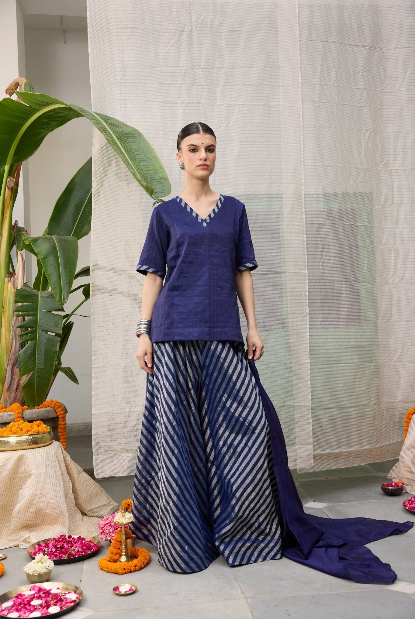 Amala Kurta - Blue - CiceroniKurta, Festive WearRAAS Life