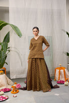 Amala Kurta - Brown and Gold - CiceroniKurta, Festive WearRAAS Life