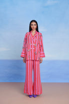 Amalfi Linen Blazer Shirt - CiceroniShirtsSaphed