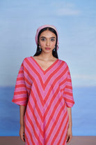 Amalfi Linen Dolman Kurta Set - CiceroniKurta SetSaphed