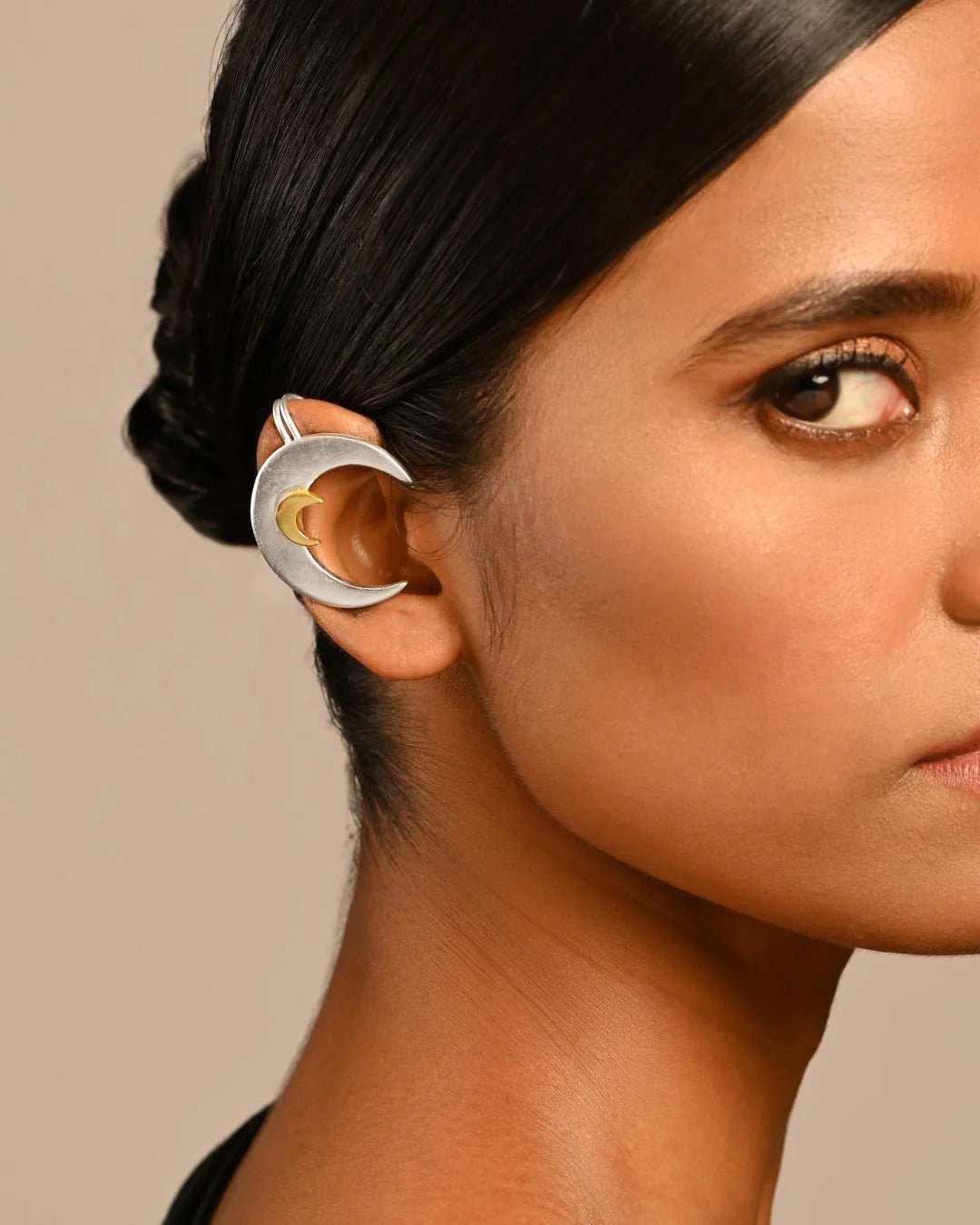 Amaris Ear Cuff - Silver - CiceroniEarringsBatoki