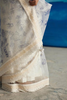 Ambrosia Organza Saree With Petticoat - CiceroniSareeAhmev