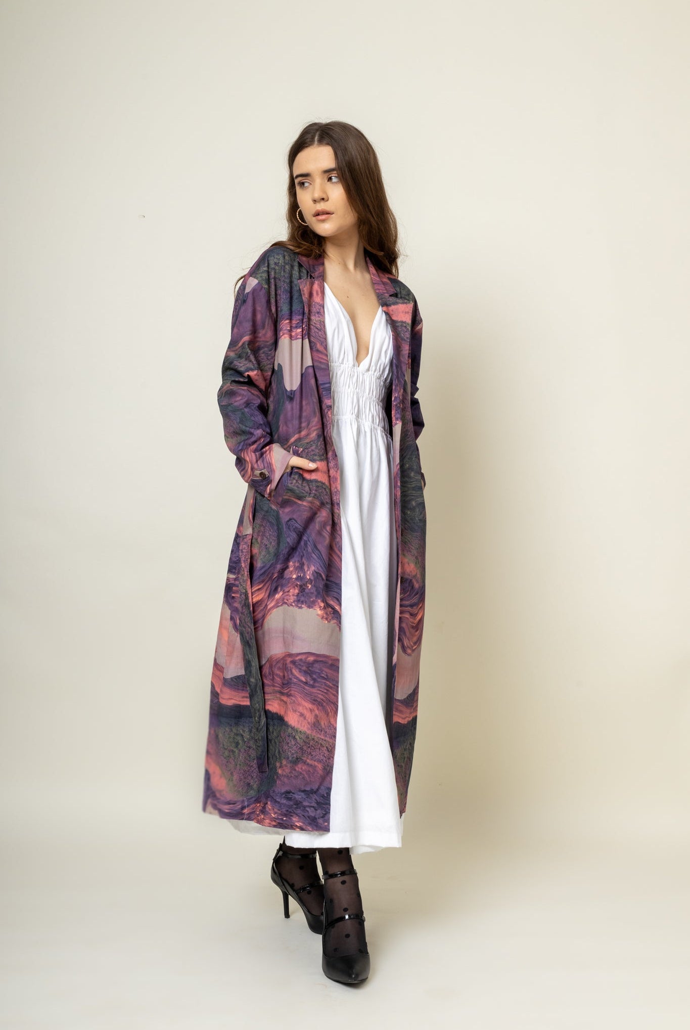 Amelia Printed Trench - CiceroniTrench CoatDoodlage