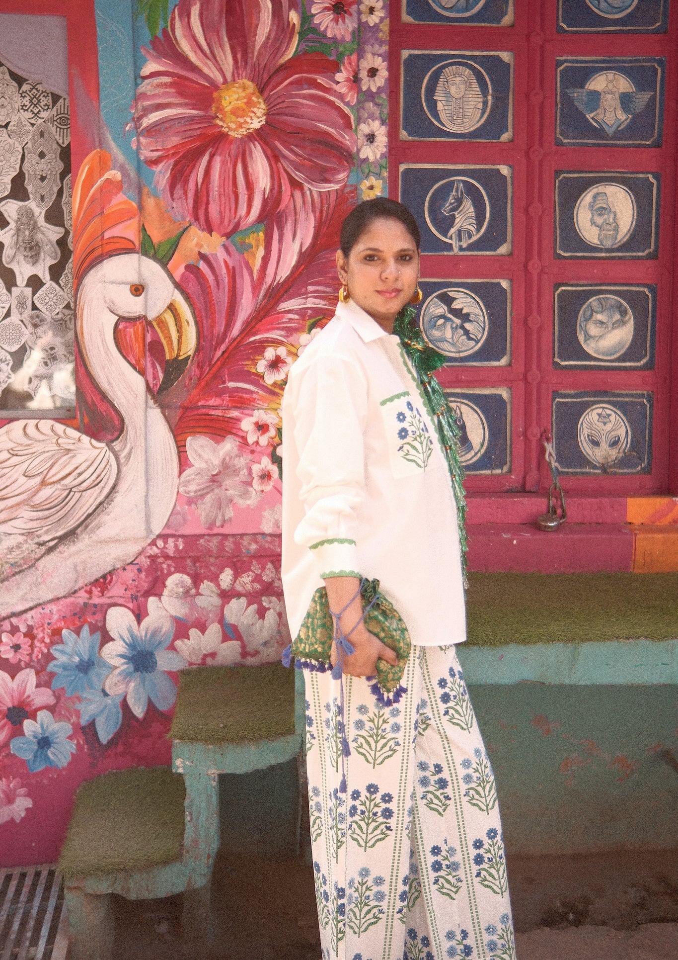 Amer Pants - Jodhpur Buta Stripe - CiceroniPantsThe Raw India