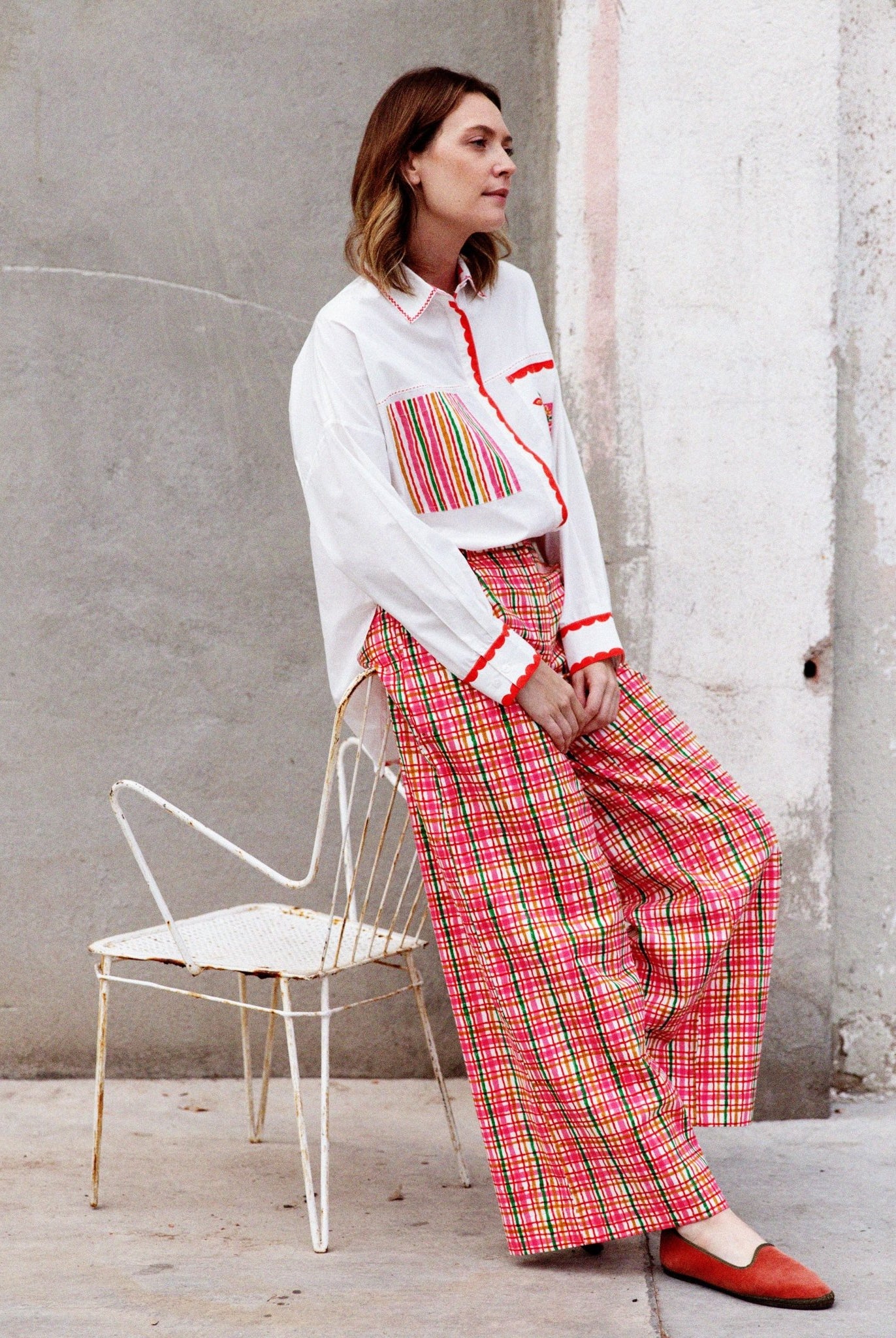 Amer Pants - Joy Checks - CiceroniPantsThe Raw India