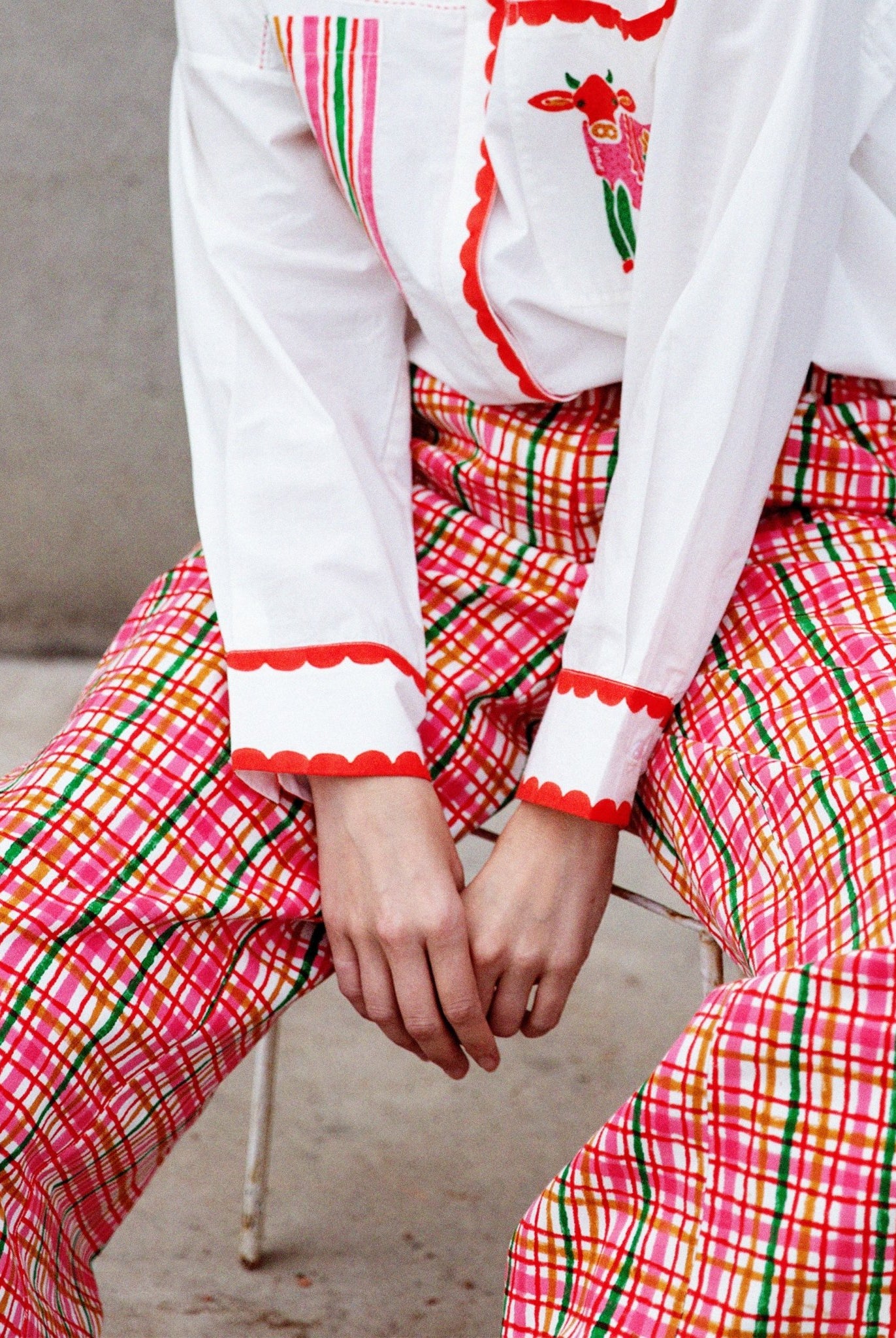 Amer Pants - Joy Checks - CiceroniPantsThe Raw India