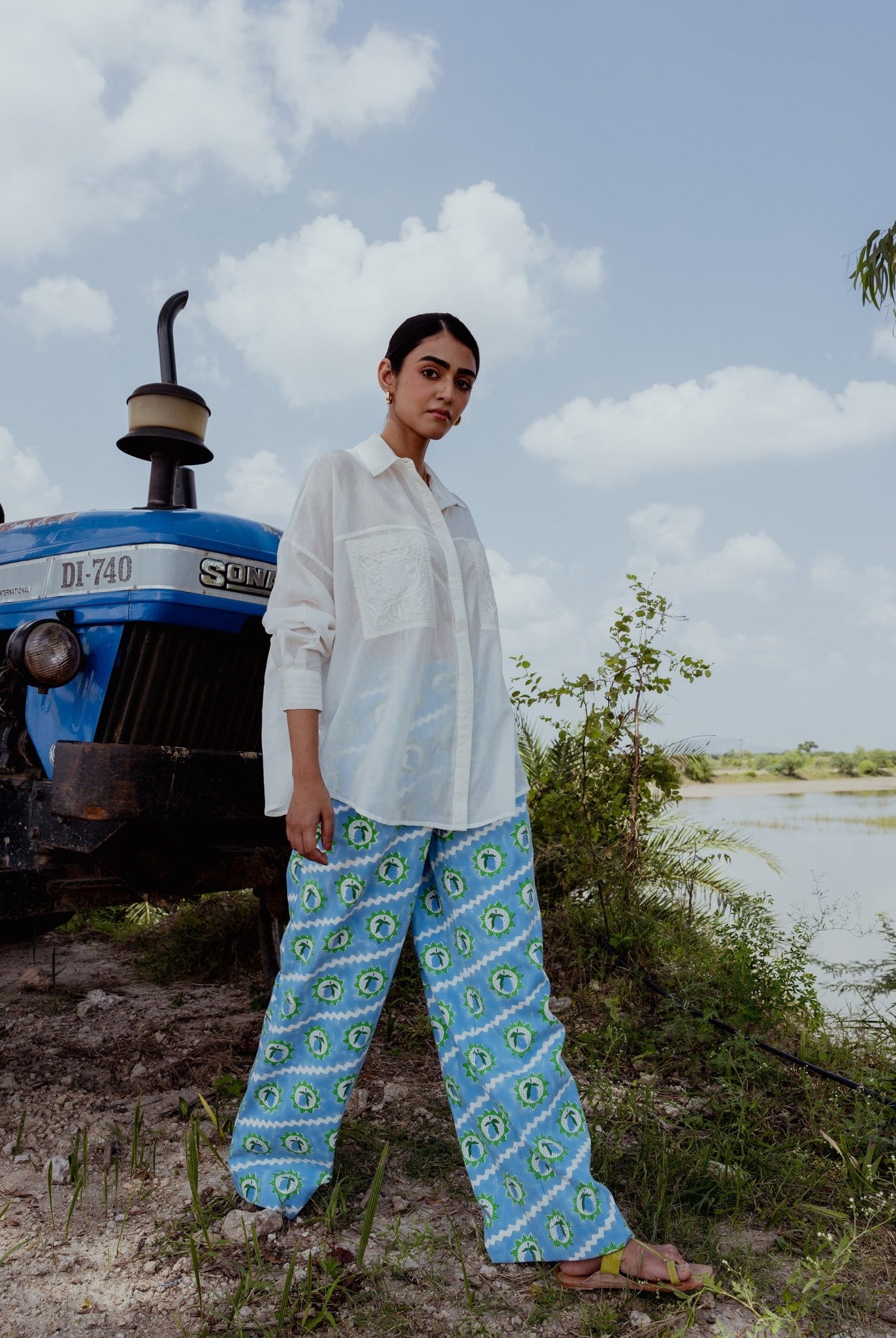 Amer Pants - Mango Block Print - CiceroniPantsThe Raw India