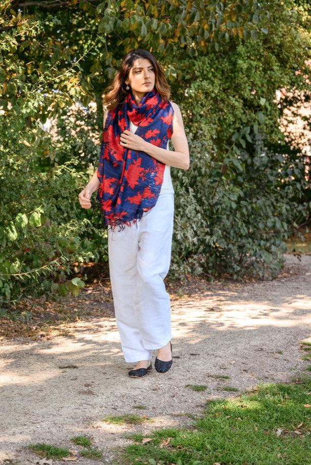 Amethyst Peace Silk Scarf - CiceroniScarfAeshaane