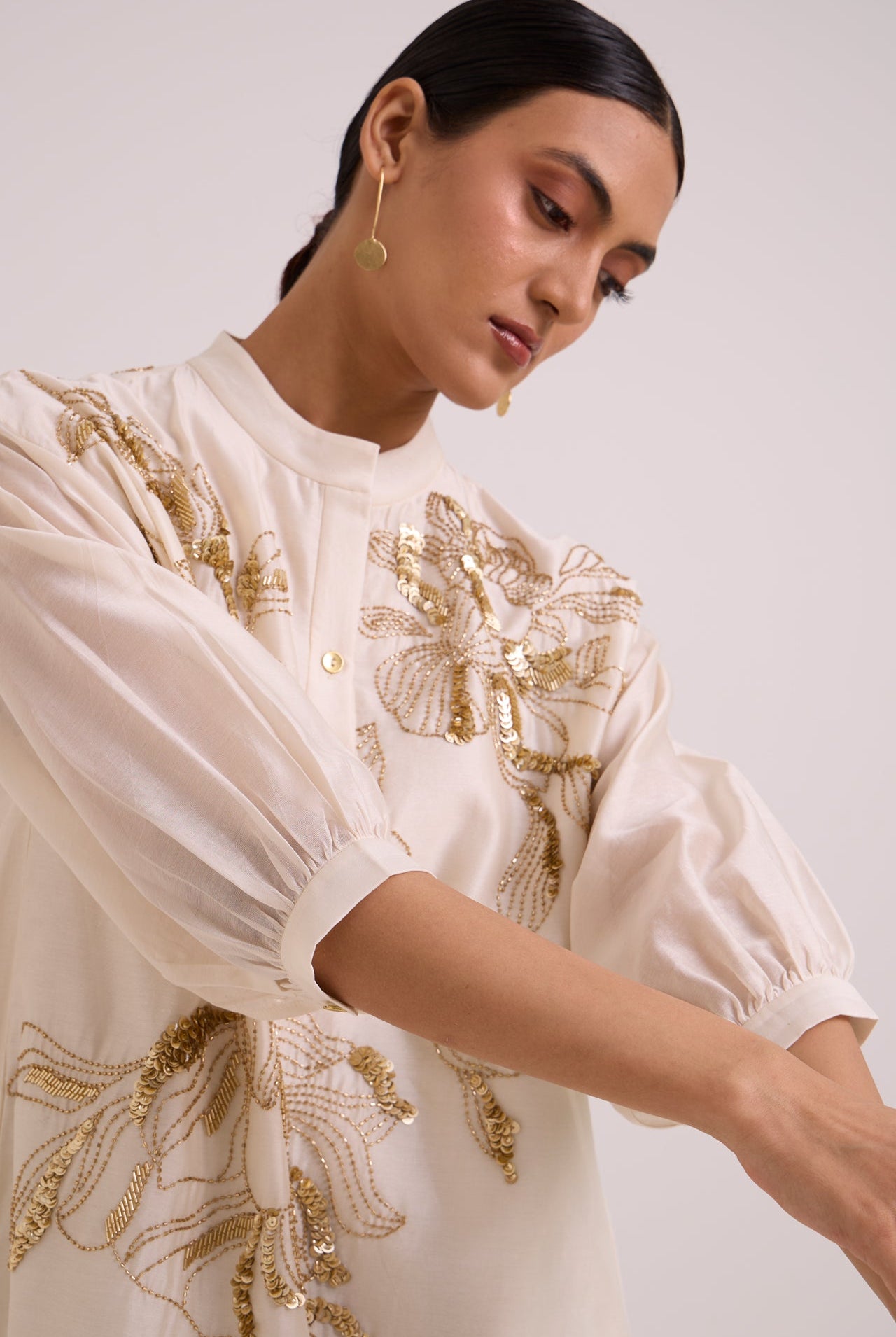 Amira - Golden Hour Tunic Set - CiceroniKurta Set, Festive WearMadder Much