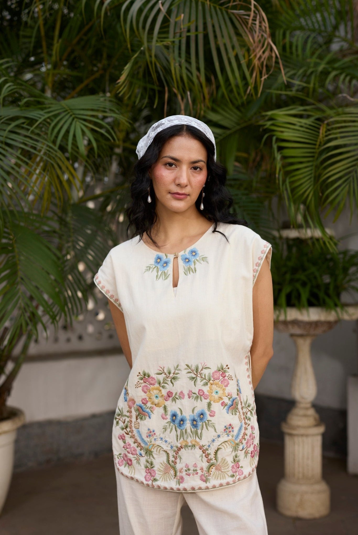 Amora Co - ord Set - Off white - CiceroniCo - ord SetKhyati Rughani