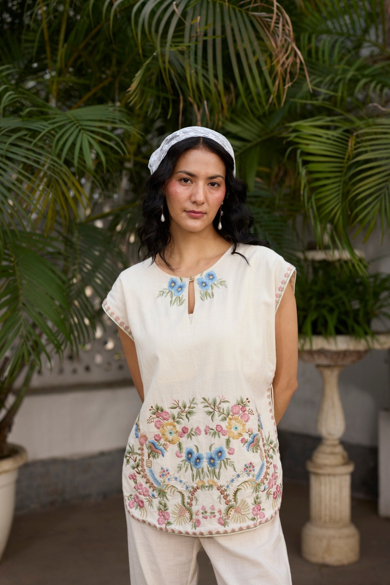 Amora Co - ord Set - Off white - CiceroniCo - ord SetKhyati Rughani